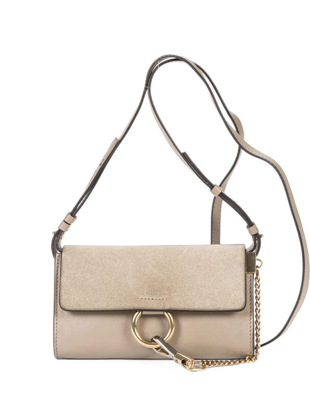 Chloé Pre-Owned Faye shoulder mini bag - Nude