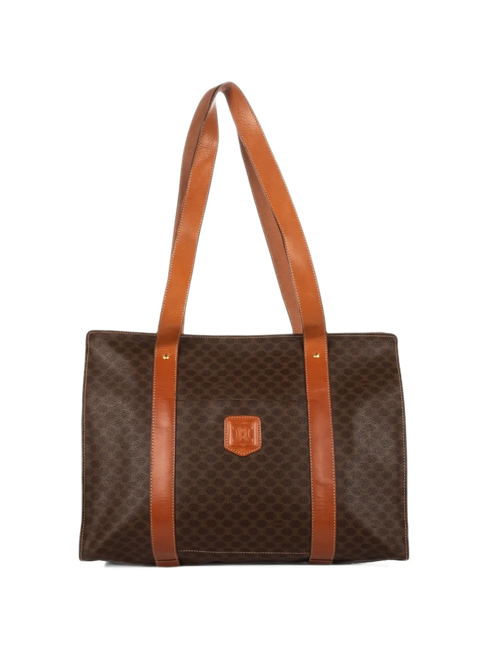 Celine Pre-Owned Macadam shoulder bag - Brown