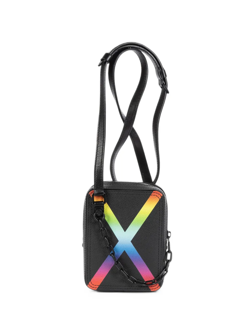 Louis Vuitton Pre-Owned x Virgil Abloh Danube Rainbow mini bag Zwart