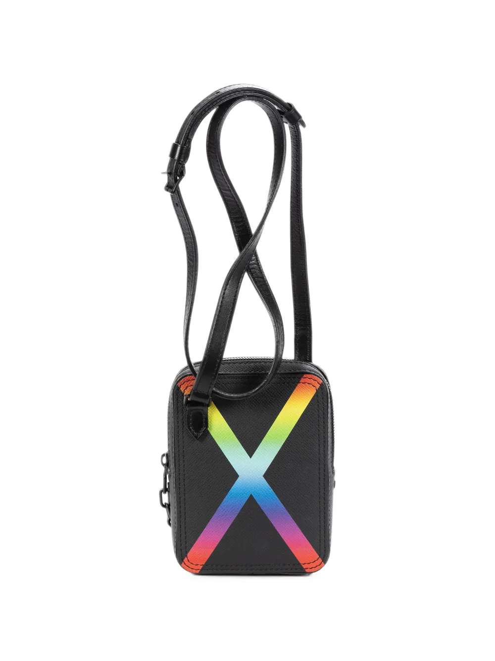 Louis Vuitton Pre-Owned x Virgil Abloh Danube Rainbow mini bag Zwart