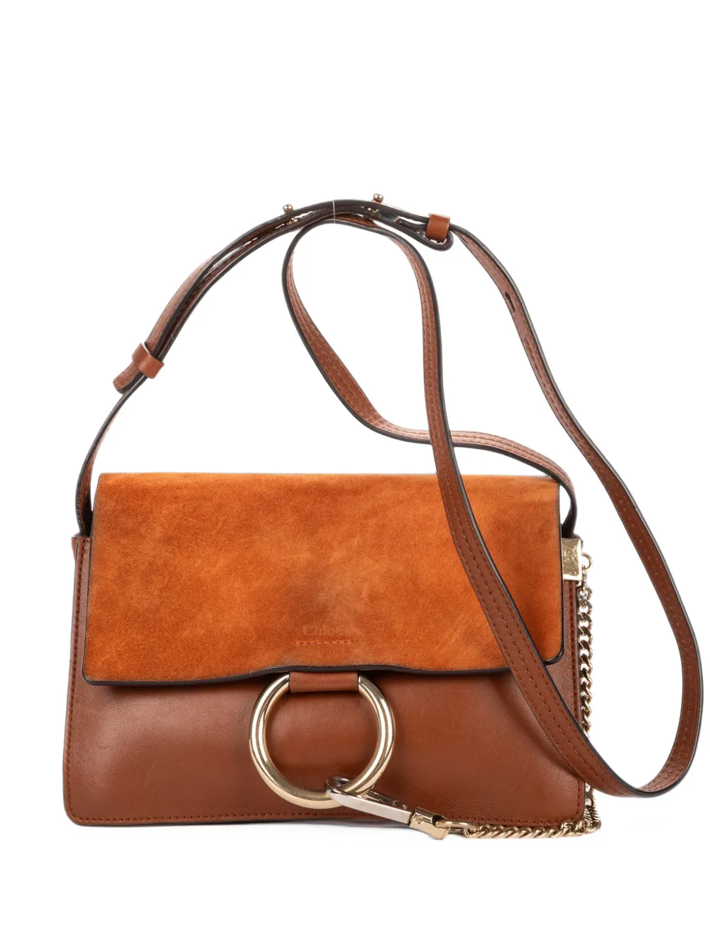 Chloé Pre-Owned Faye shoulder bag - Braun