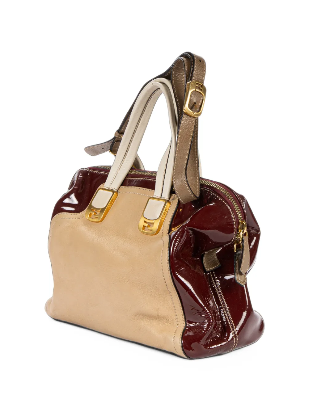 Fendi Pre-Owned Chameleon two-way handbag - Nude