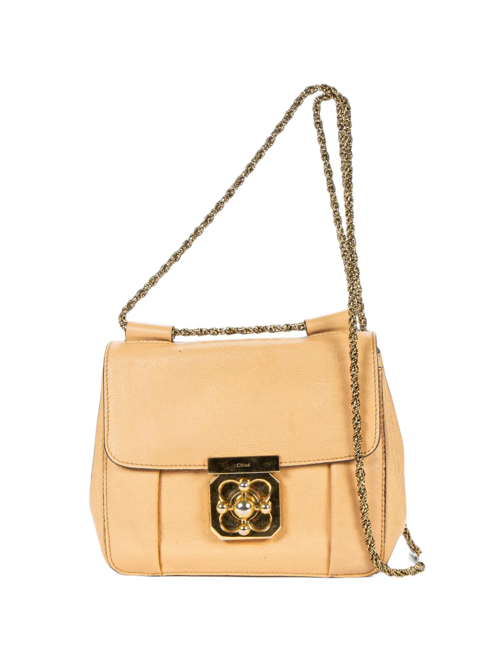 Chloé Pre-Owned Elsie chain-strap mini bag - Nude