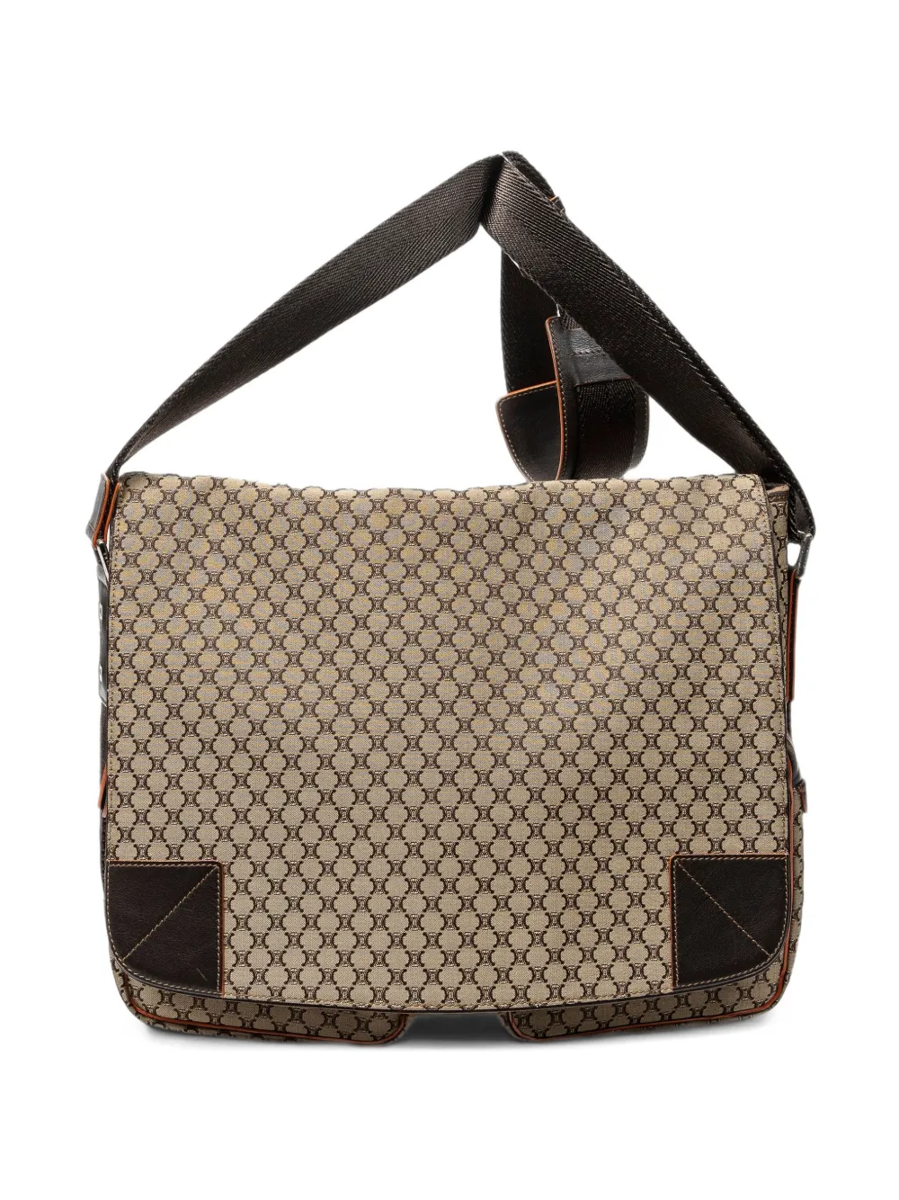 Celine Pre-Owned large Macadam flap shoulder bag - Neutrals