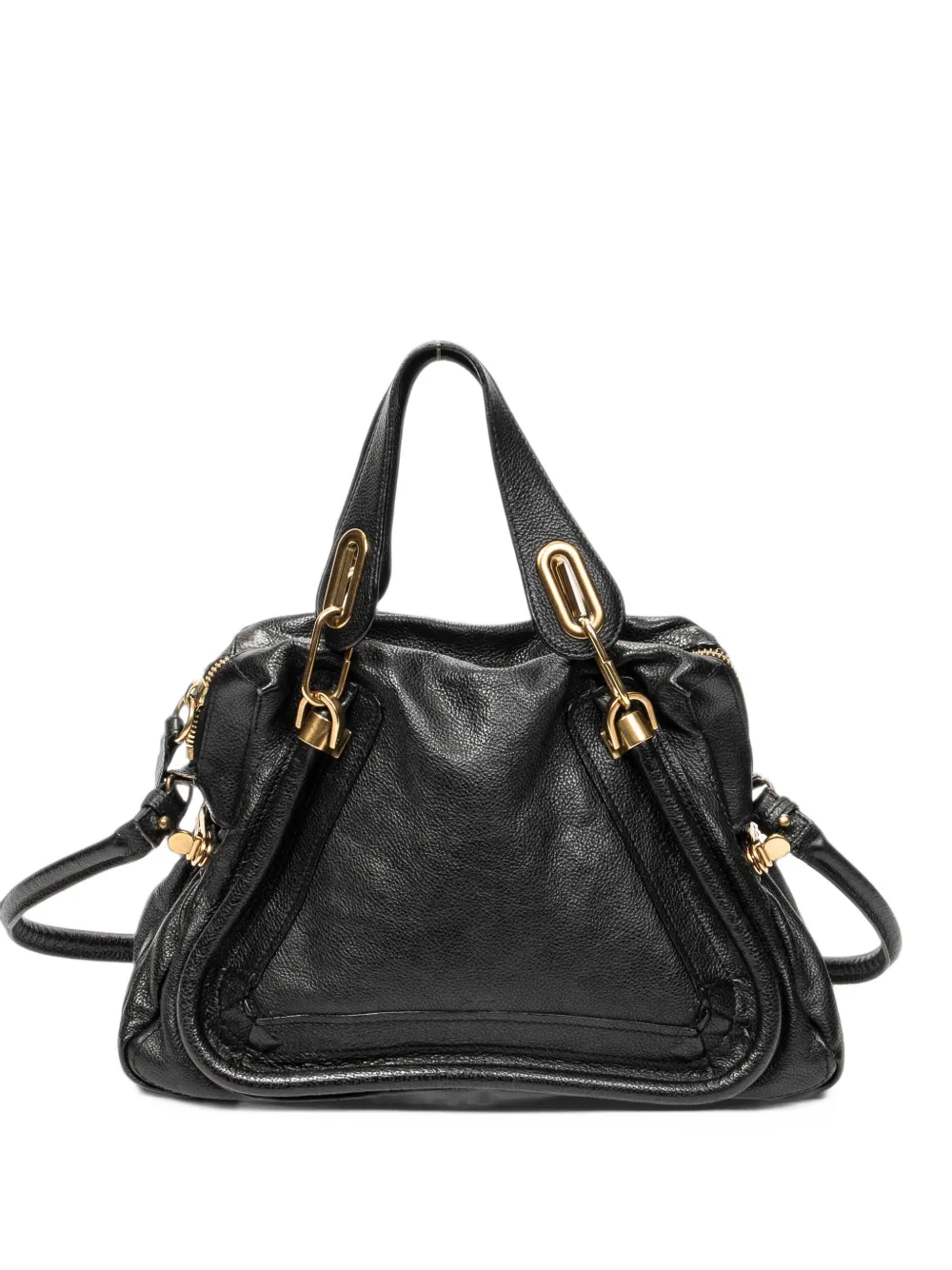 Chloé Pre-Owned medium Paraty grained shoulder bag - Schwarz