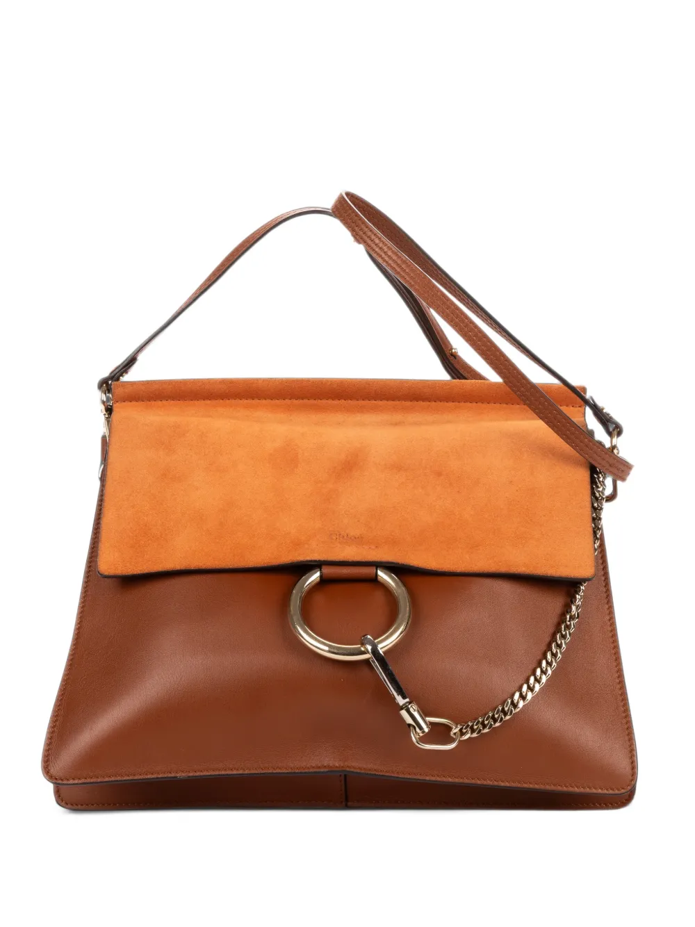 Chloé Pre-Owned medium Faye shoulder bag - Braun