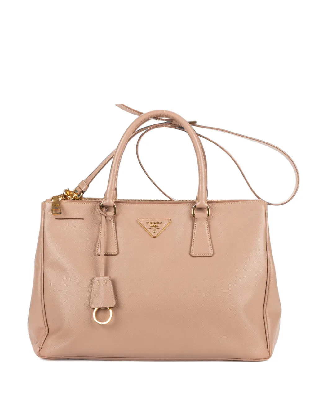 Prada Pre-Owned small Galleria double-zip tote bag - Toni neutri