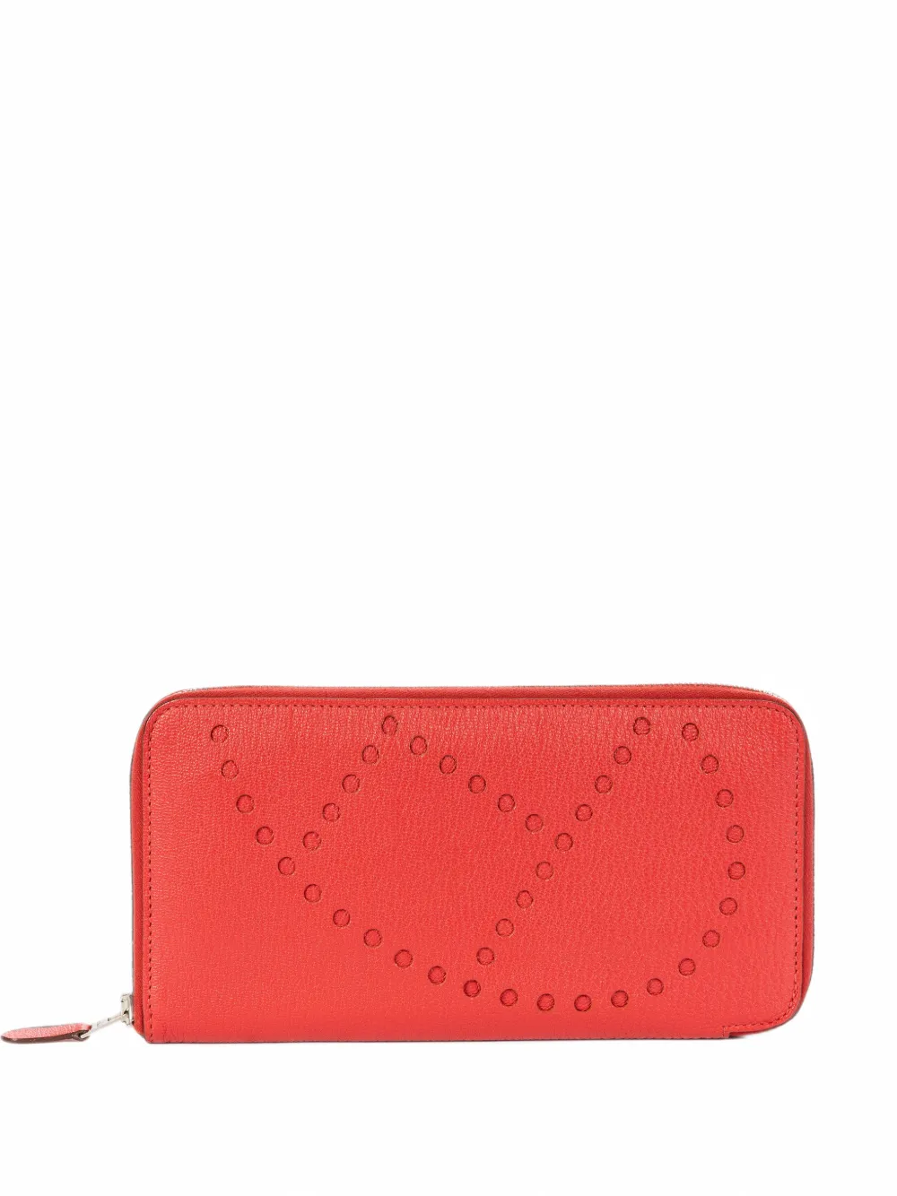 Hermès Pre-Owned Evelyne leather wallet - Rot