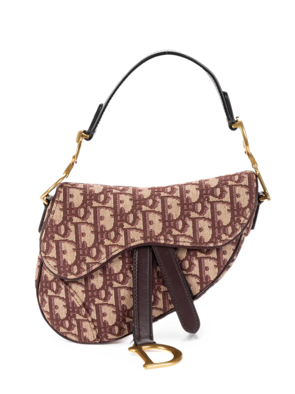 Christian Dior Pre-Owned Saddle Oblique shoulder bag - Rot