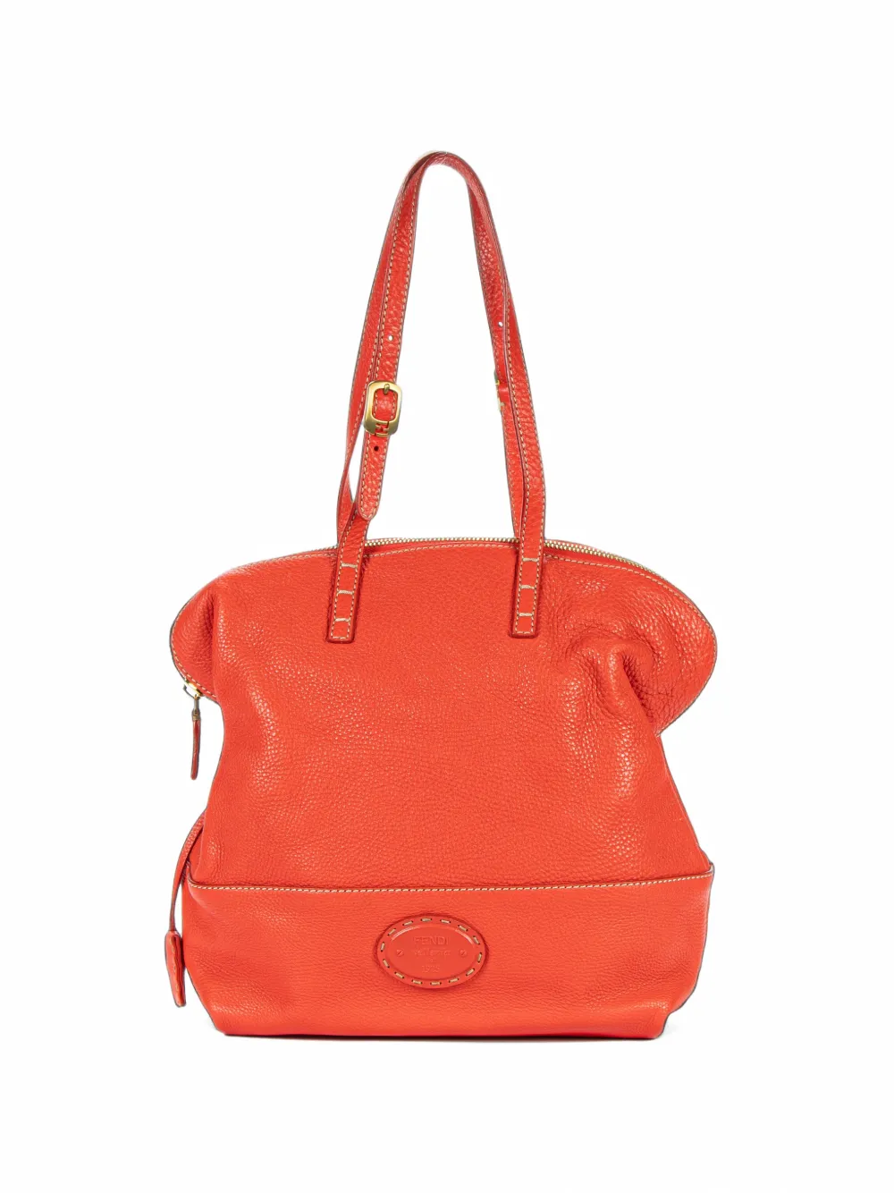 Fendi Pre-Owned Selleria Badge tote bag - Orange