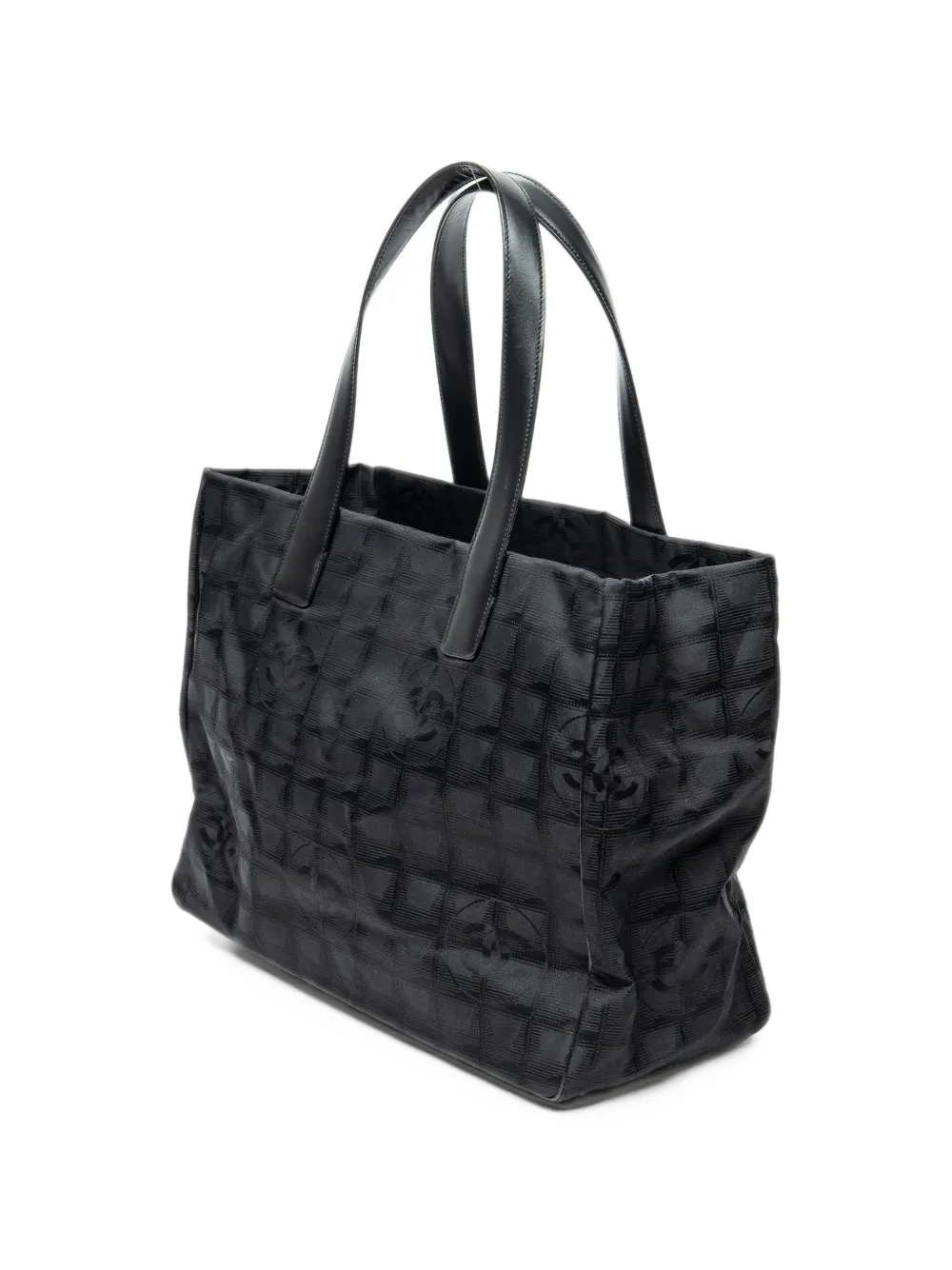 CHANEL Pre-Owned 2004-2005 medium New Travel Line shopper Zwart