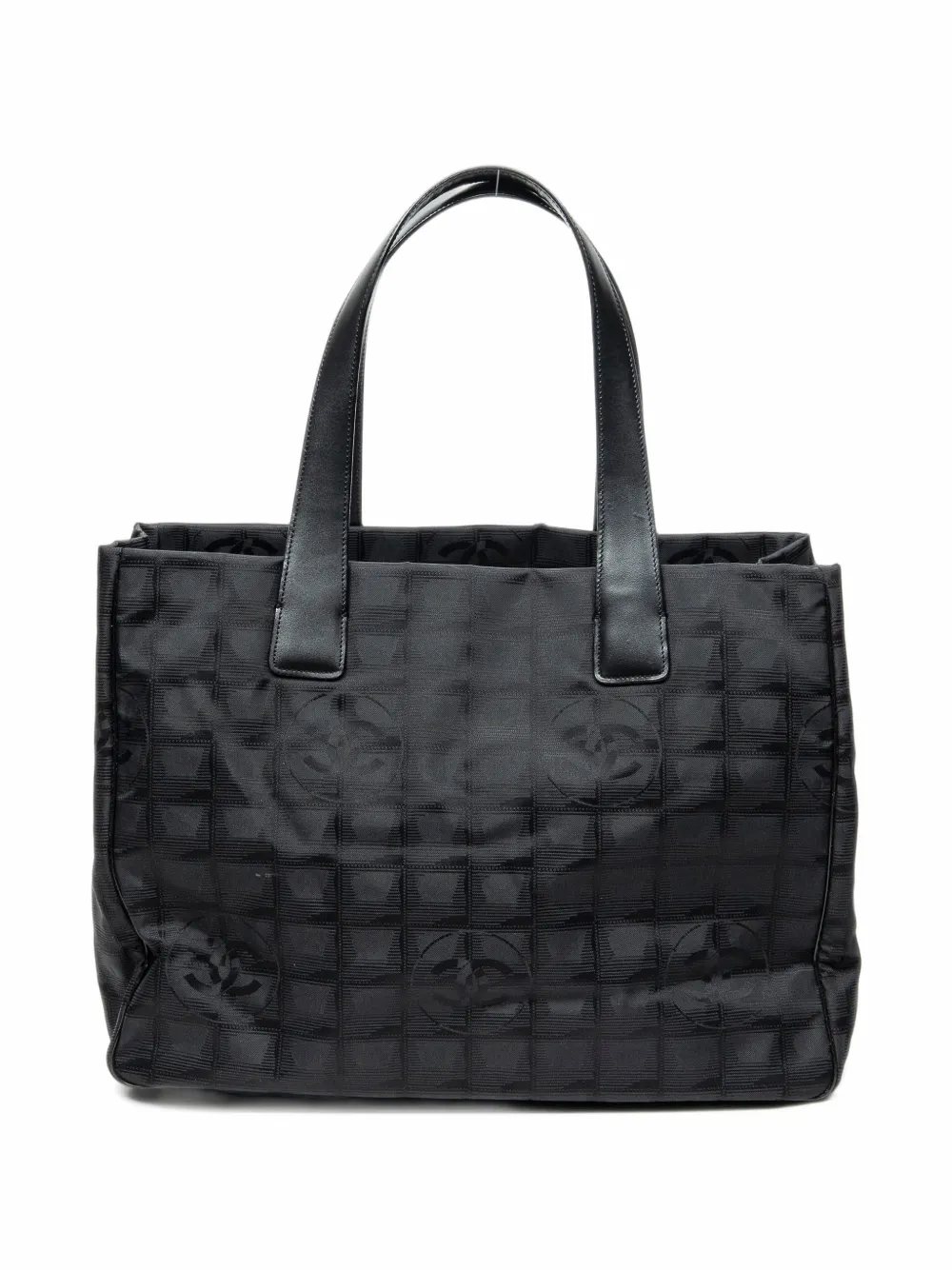 CHANEL Pre-Owned 2004-2005 medium New Travel Line tote bag - Black