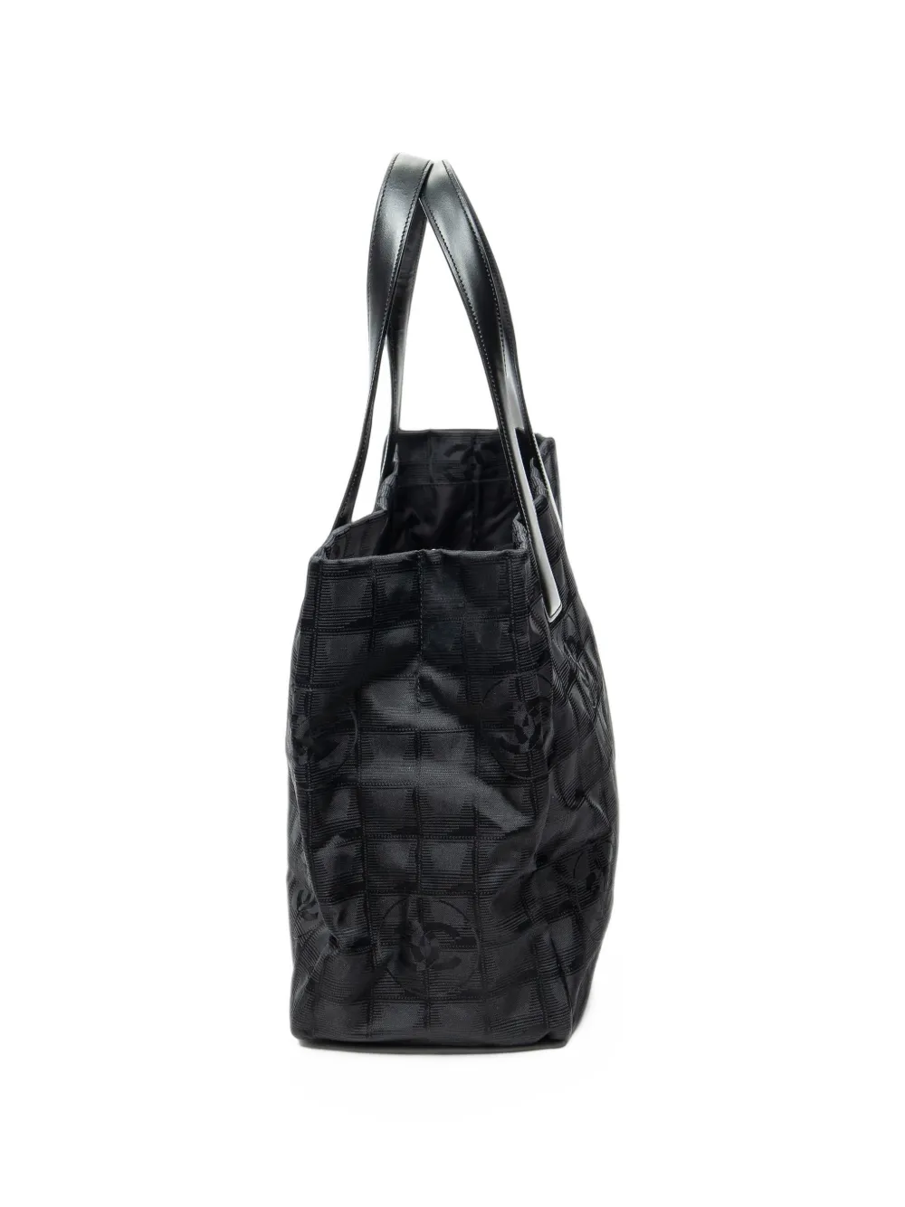 CHANEL Pre-Owned 2004-2005 medium New Travel Line shopper Zwart