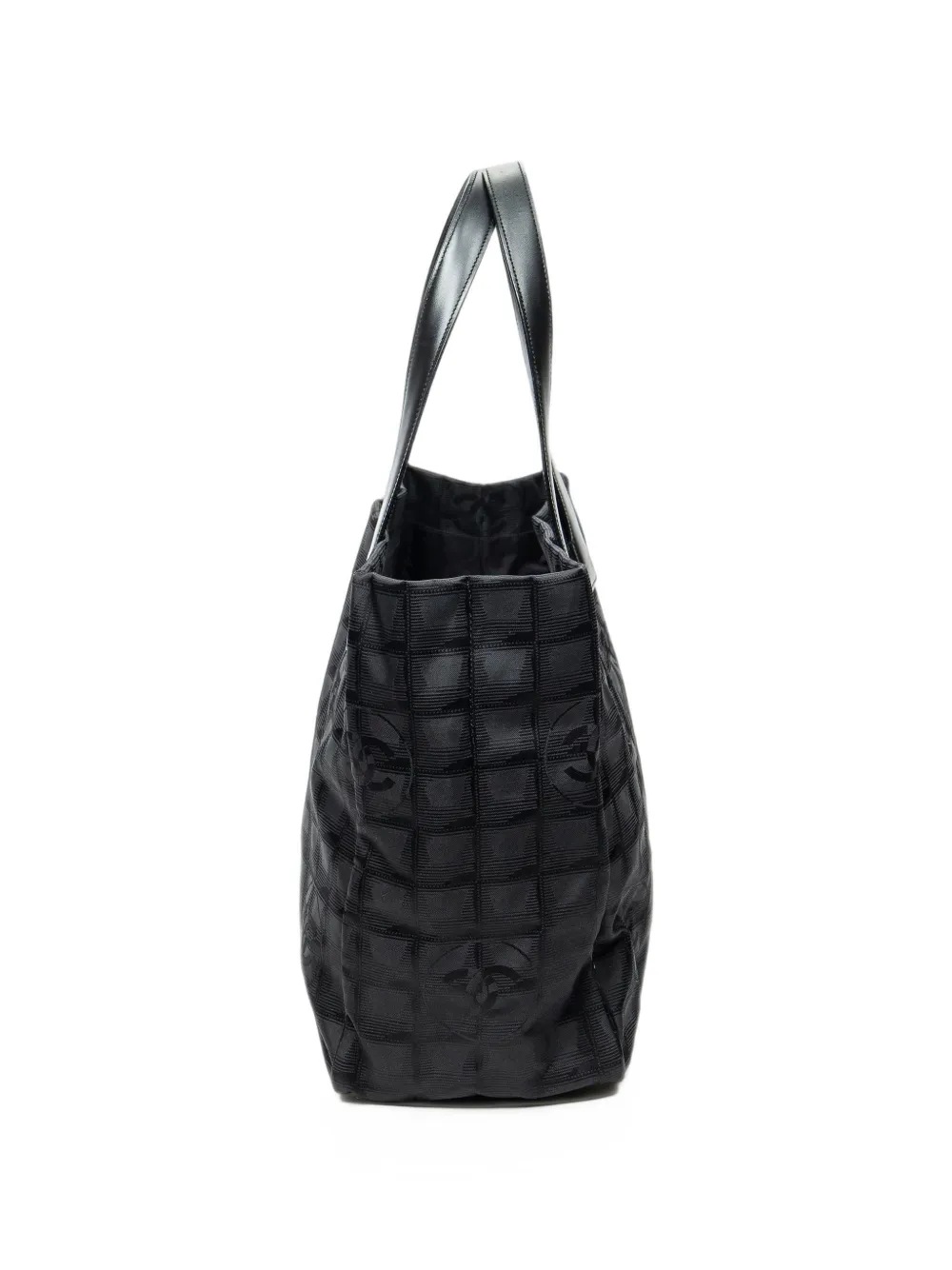 CHANEL Pre-Owned 2004-2005 medium New Travel Line shopper Zwart