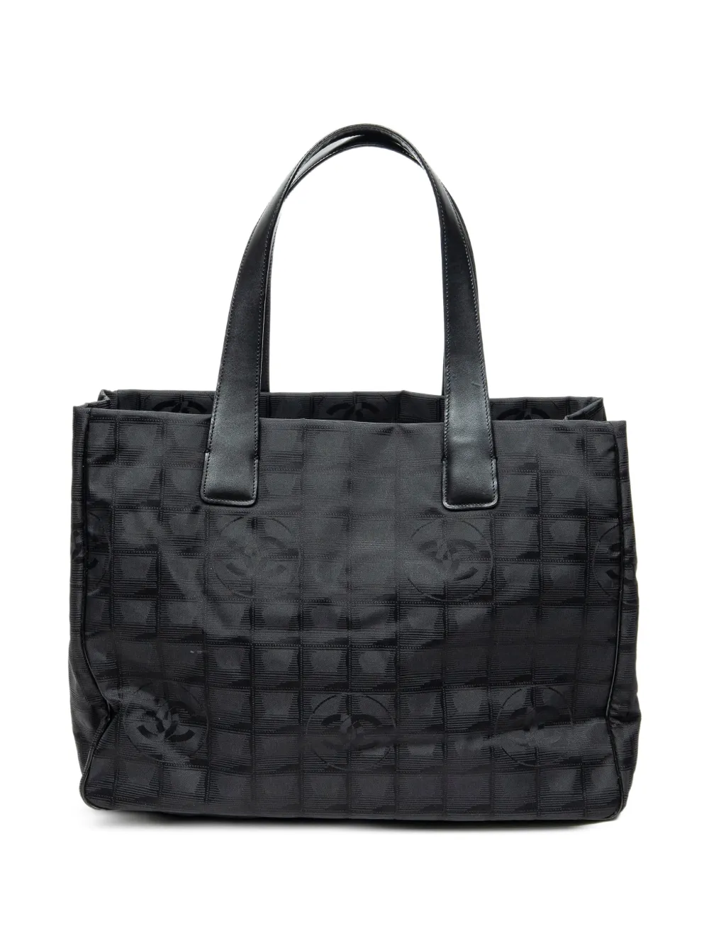 CHANEL Pre-Owned 2004-2005 medium New Travel Line shopper Zwart