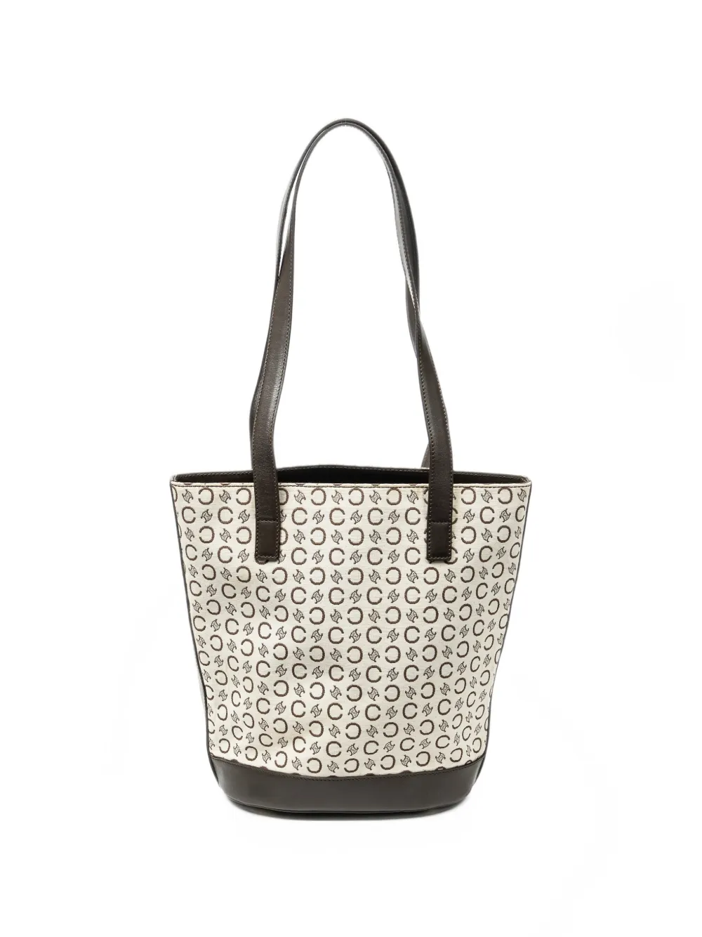 Celine Pre-Owned C Macadam bucket tote bag - Nude