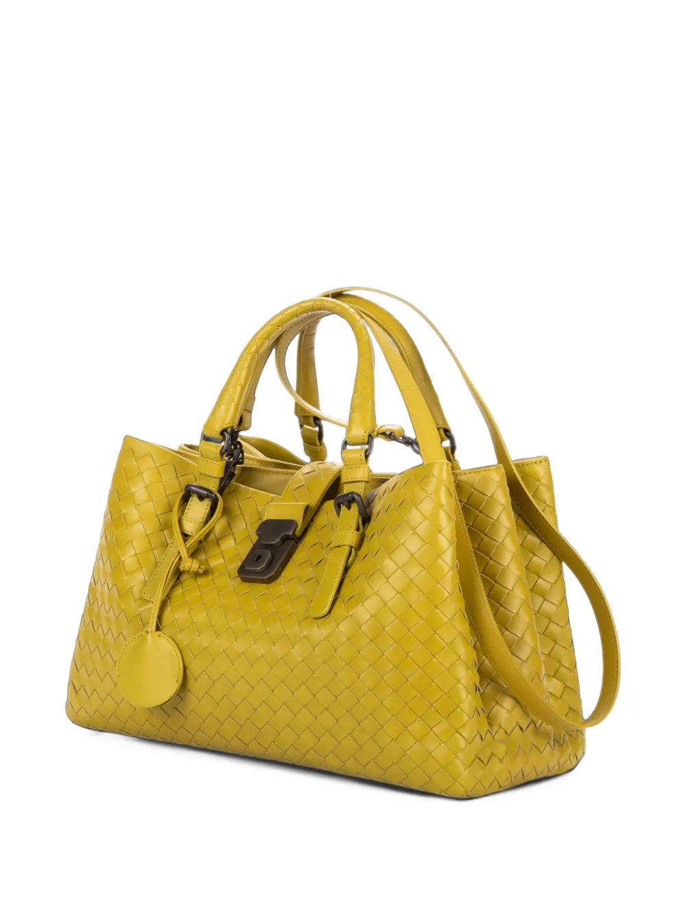 Bottega Veneta Pre-Owned Roma Intrecciato tote bag Geel
