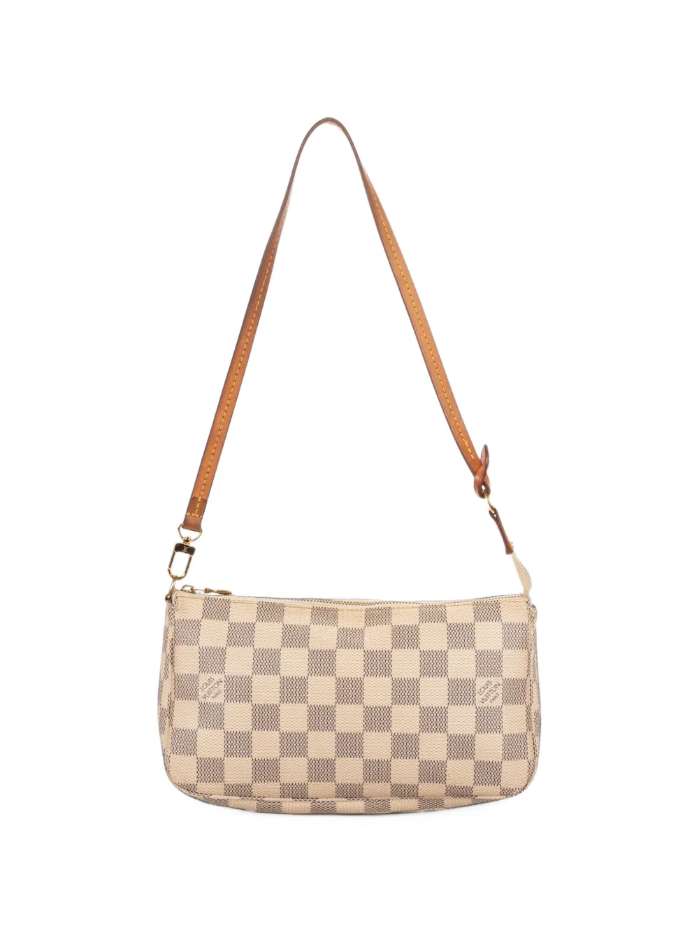 Louis Vuitton Pre-Owned Pochette Accessoires Damier Azur shoulder bag - Nude