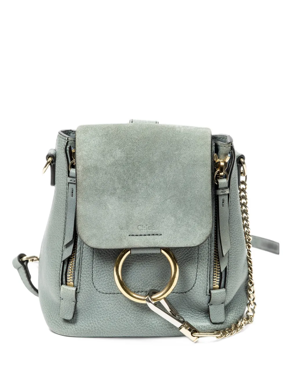 Chloé Pre-Owned mini Faye backpack - Blau