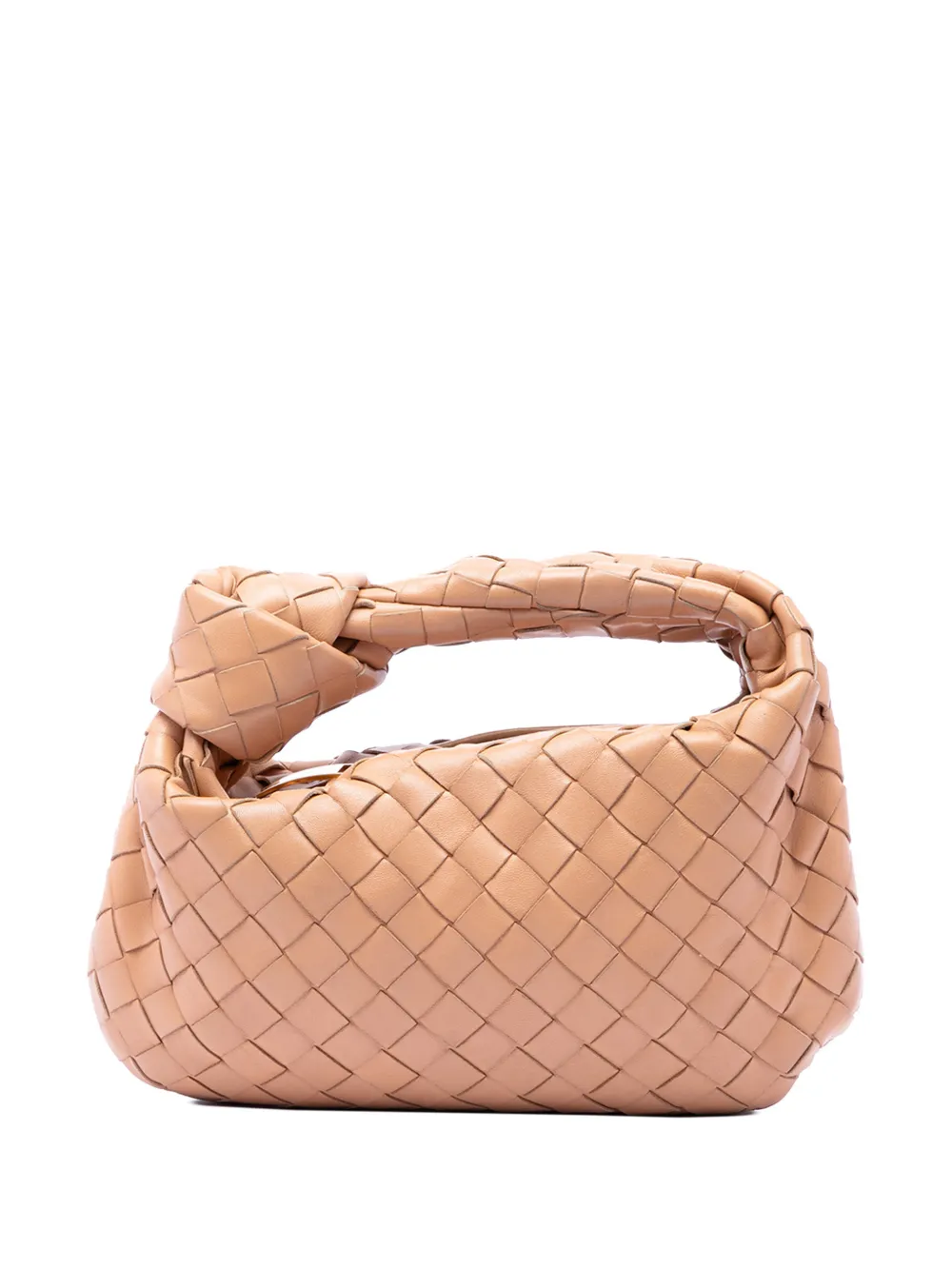 Bottega Veneta Pre-Owned 2012-2026 Mini Nappa Intrecciato Jodie hobo bag - Braun