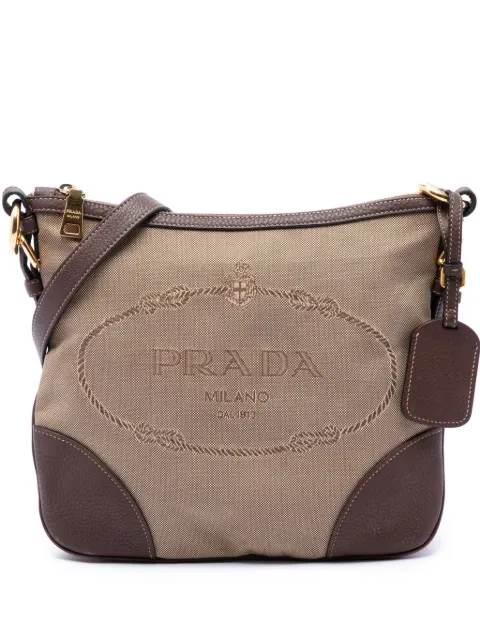 Prada Pre-Owned 2010-2026 Canvas Canapa Logo crossbody bag