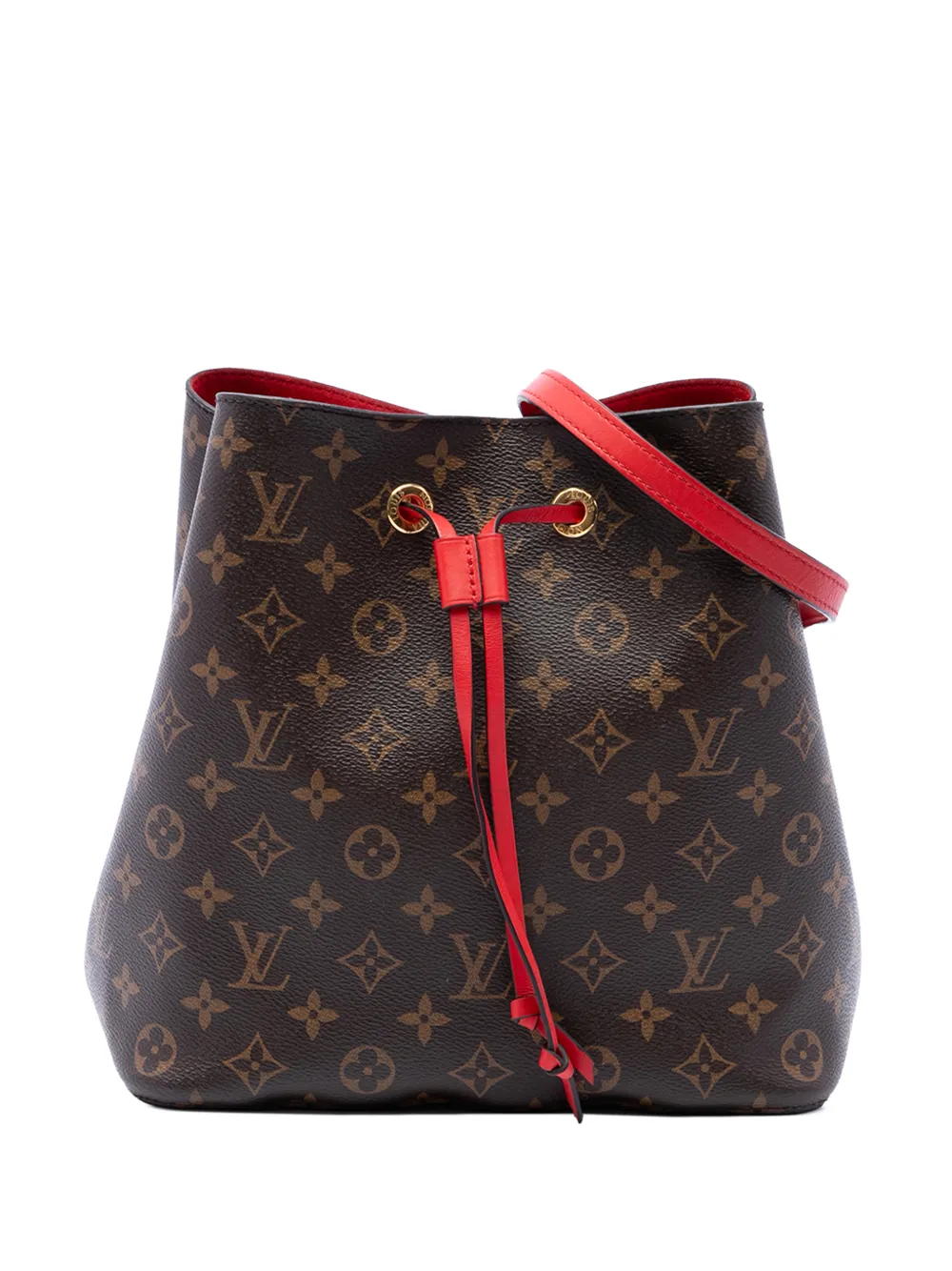 Louis Vuitton Pre-Owned 2019 Monogram Neonoe MM bucket bag - Marrone