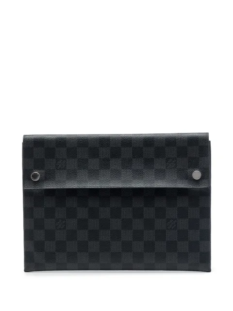 Louis Vuitton Pre-Owned 2020 Damier Graphite Alpha Pochette GM clutch bag