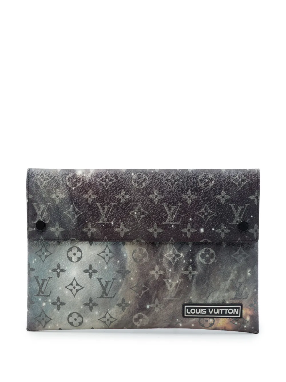 Louis Vuitton Pre-Owned 2018 Monogram Galaxy Pochette Voyage MM clutch bag - Nero