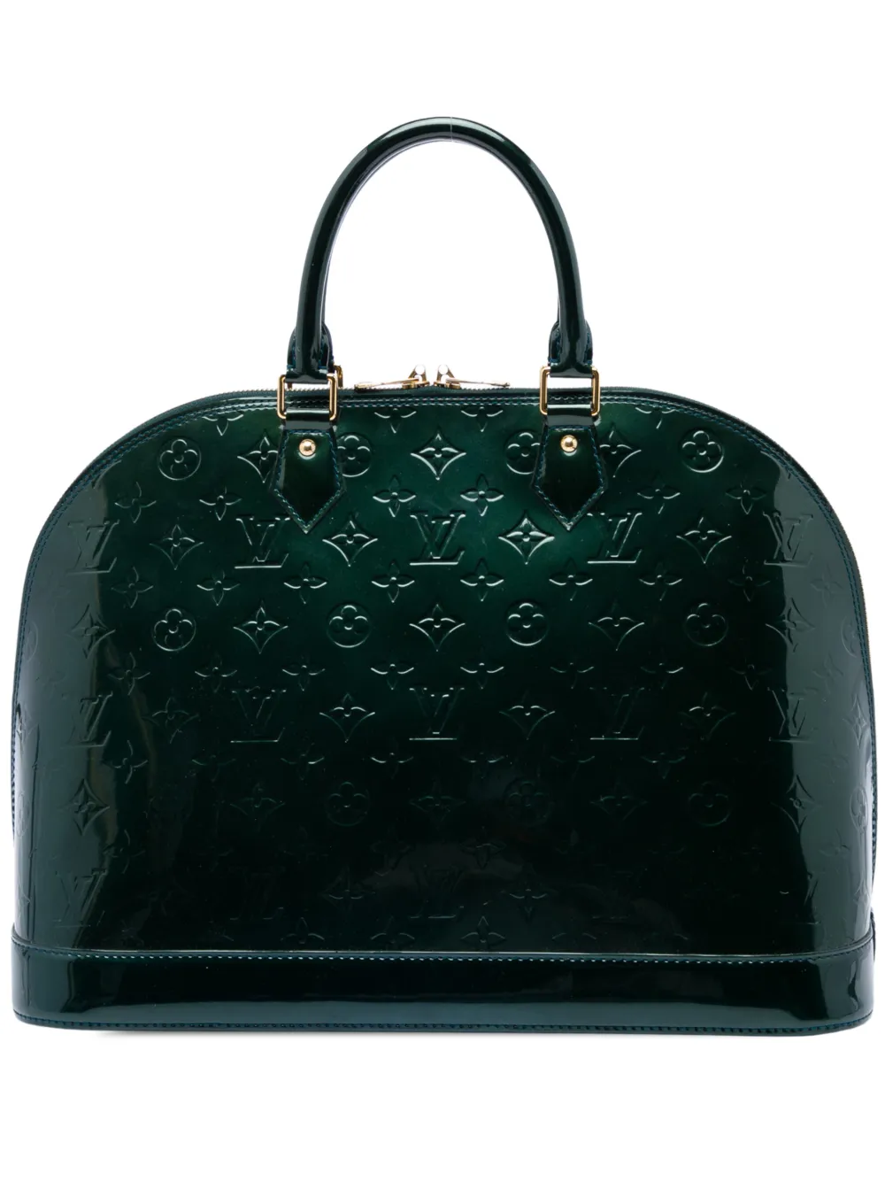 Louis Vuitton Pre-Owned 2010 Monogram Vernis Alma GM handbag - Green