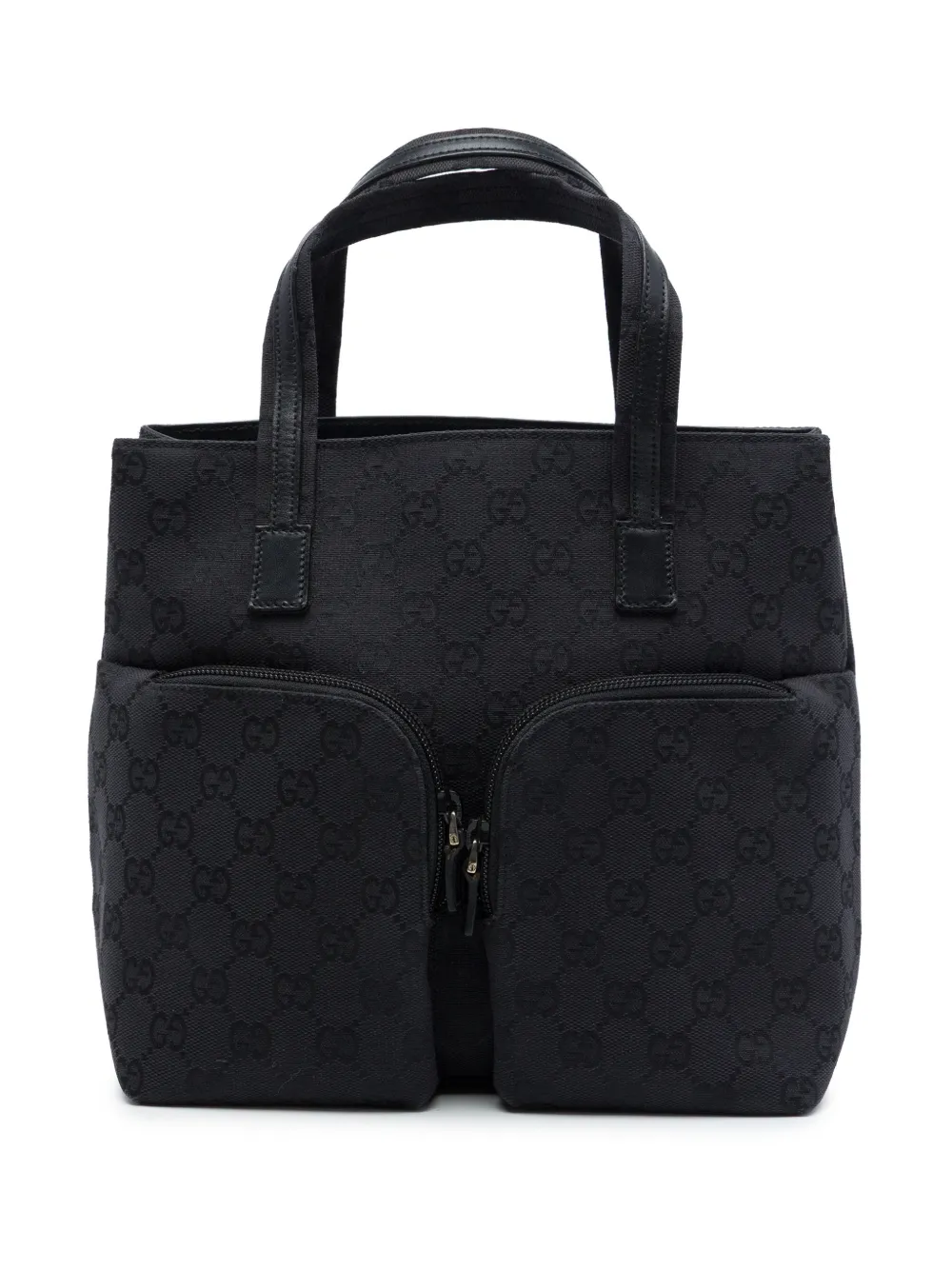 Gucci Pre-Owned 2000-2015 GG Canvas handbag - Black