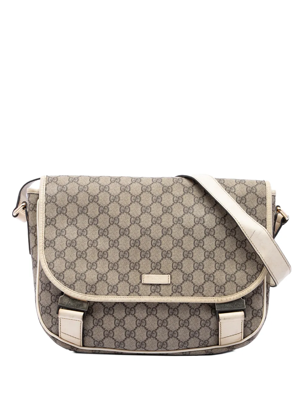 Gucci Pre-Owned 2016-2026 GG Supreme crossbody bag - Nude