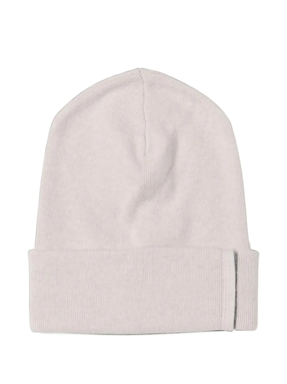 Brunello Cucinelli Monili-trim beanie hat - Toni neutri