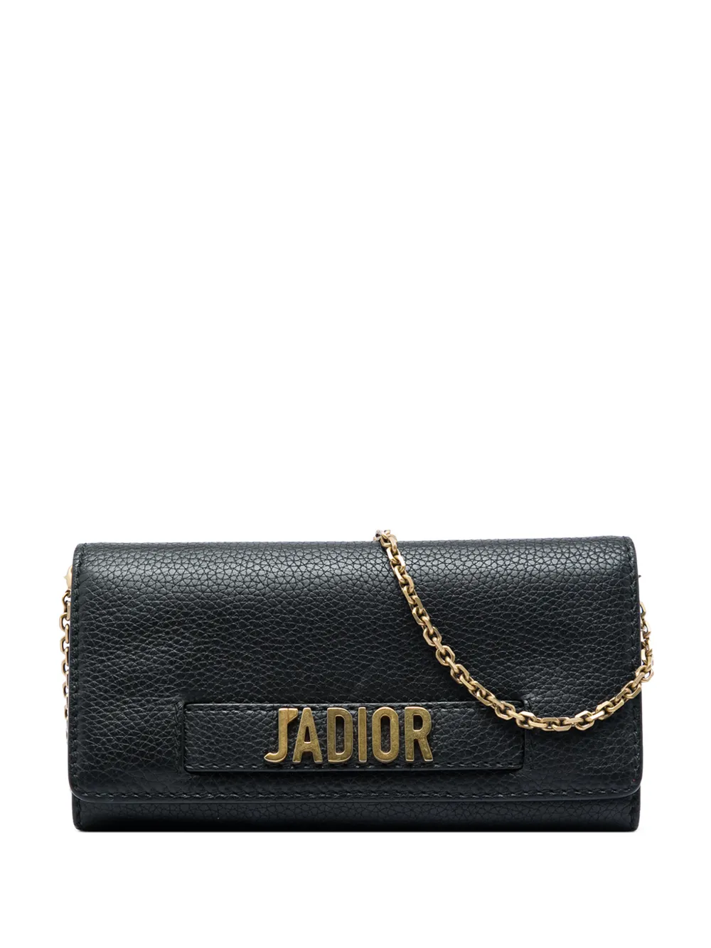 Christian Dior Pre-Owned 2017 Calfskin JAdior Wallet On Chain crossbody bag - Schwarz
