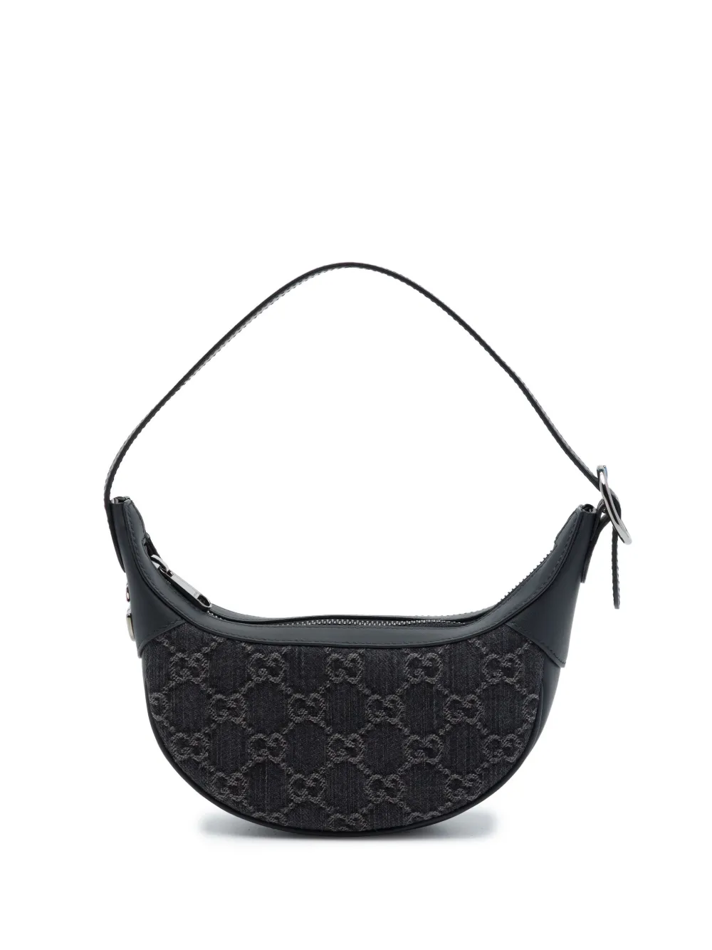 Gucci Pre-Owned 2016-2026 Mini GG Denim Ophidia shoulder bag - Black
