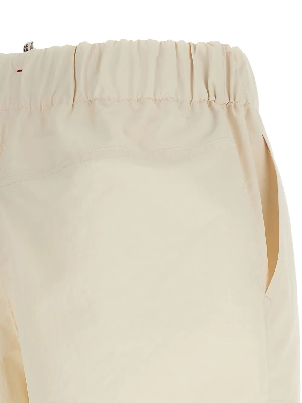 Moncler Grenoble Shorts met trekkoord en opgestikte zak Beige