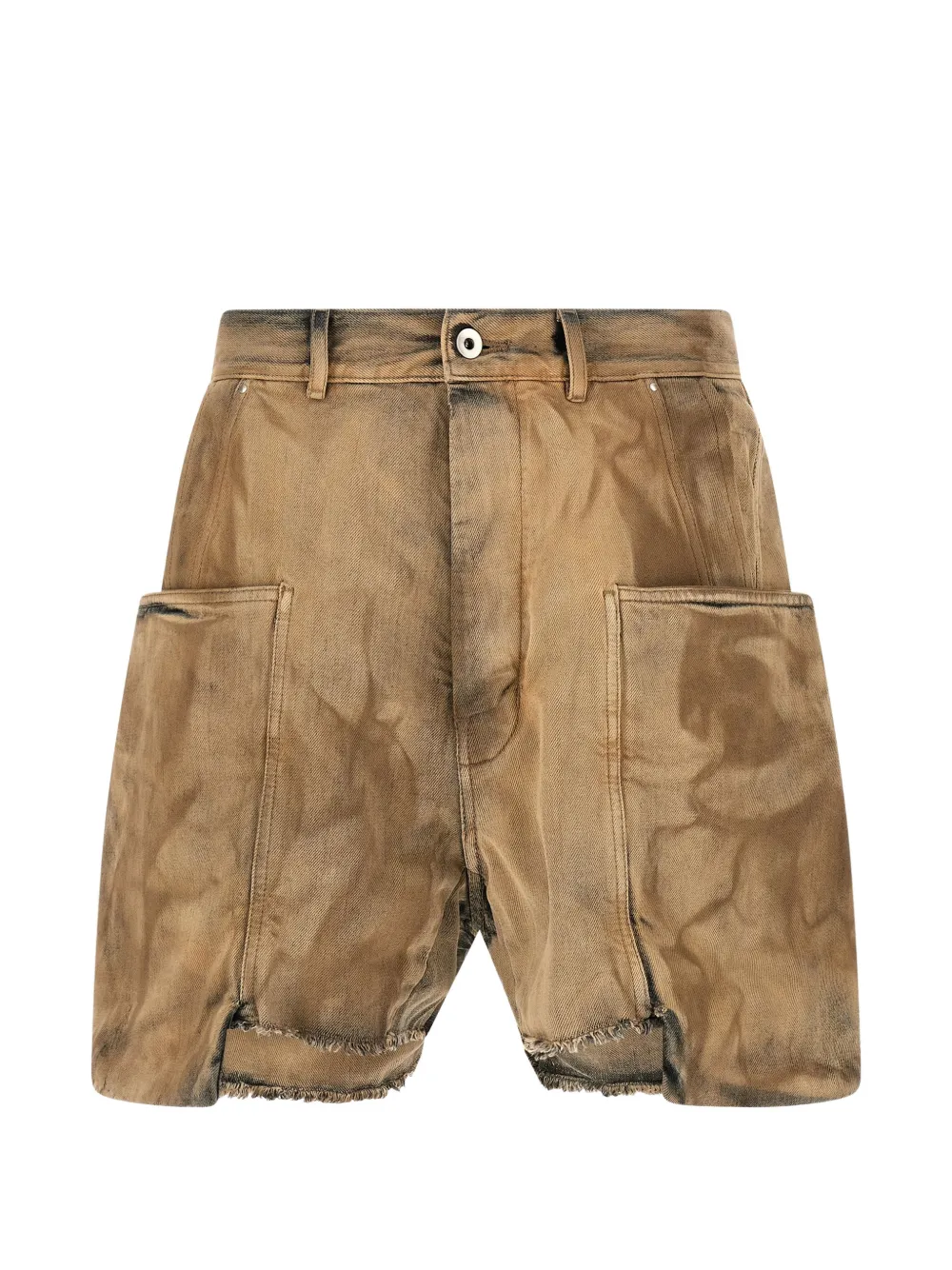 Rick Owens DRKSHDW Shorts met vervaagd effect Beige