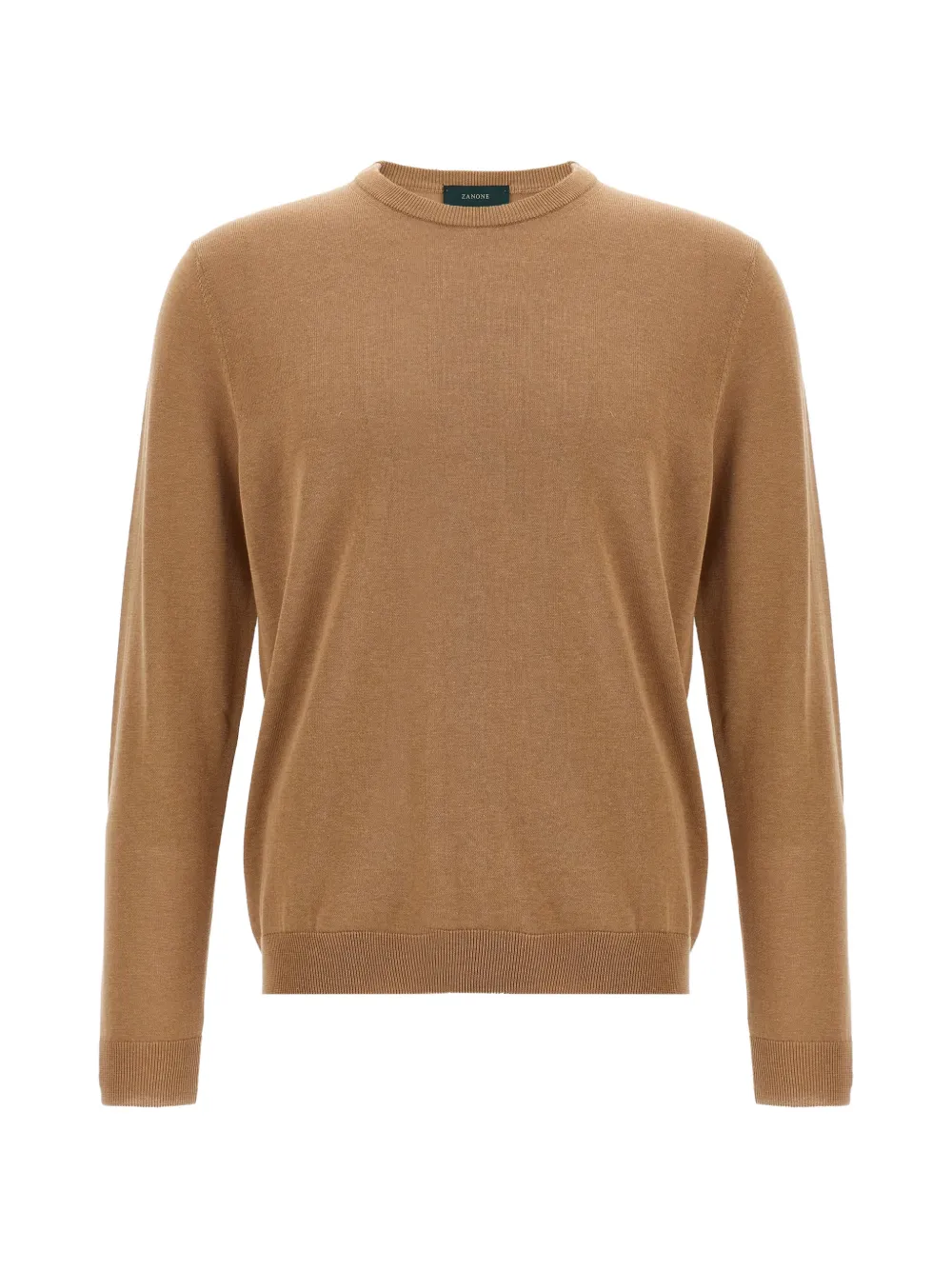 Zanone Trui met ronde hals Beige