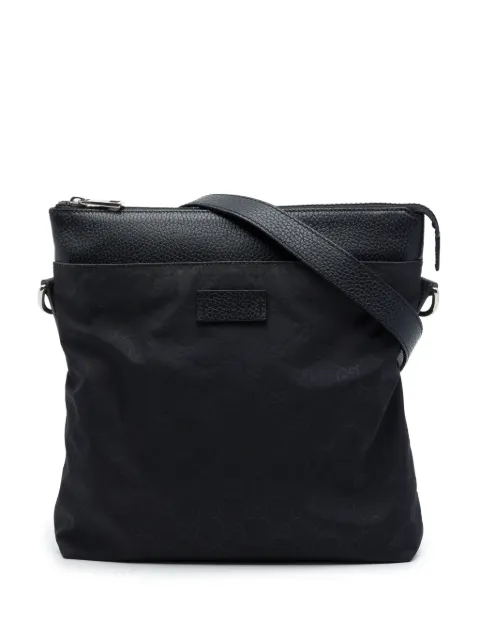 Gucci Pre-Owned 2016-2026 GG Nylon Flat Messenger Bag crossbody bag