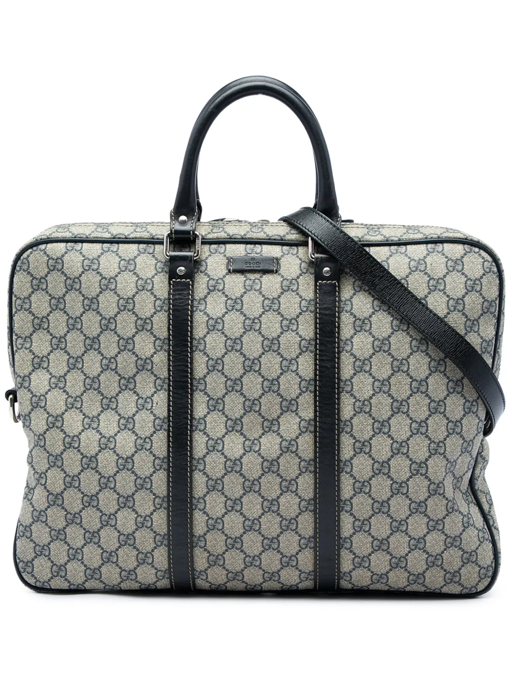 Gucci Pre-Owned 2016-2026 GG Supreme business bag - Neutrals