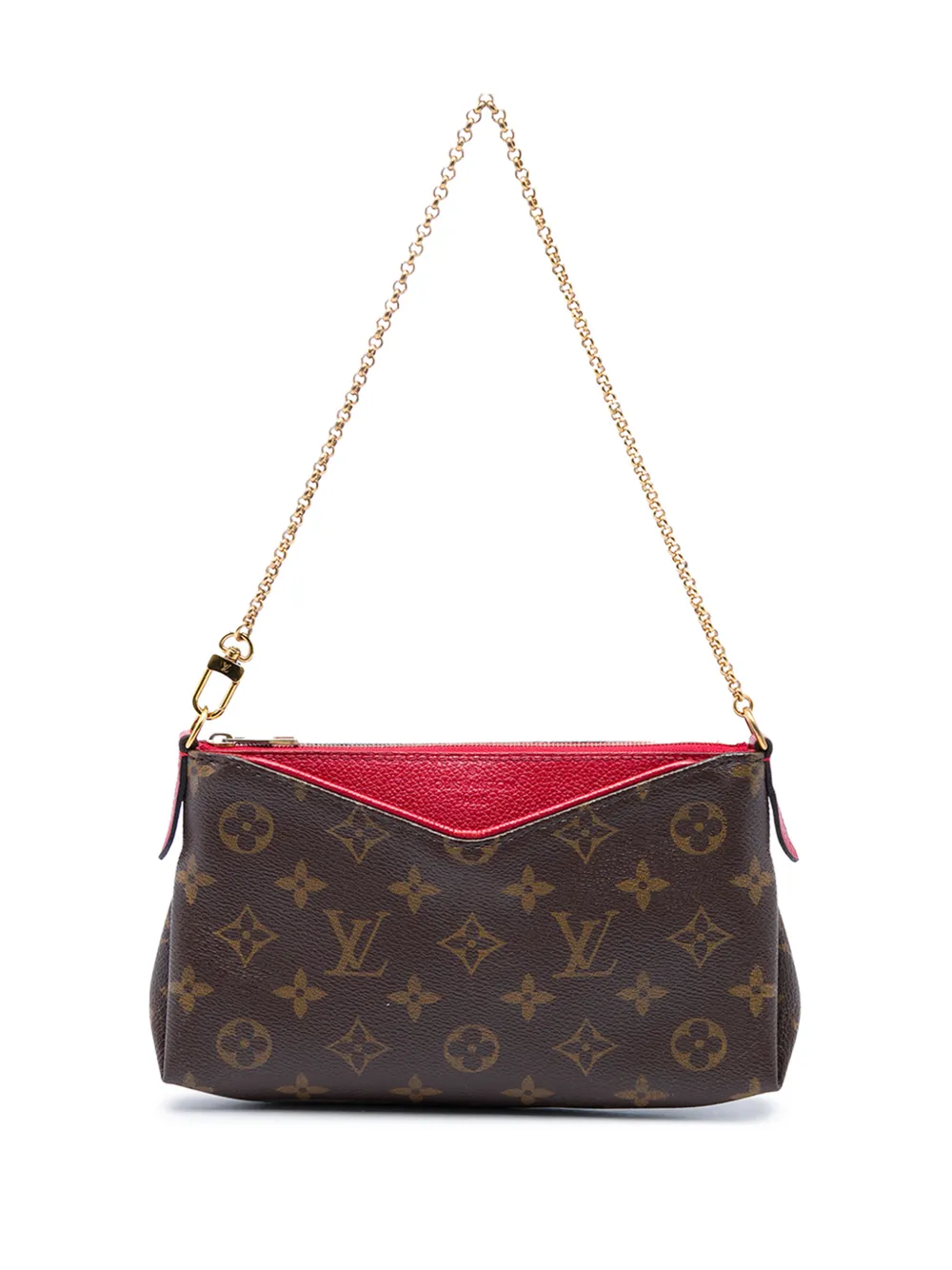 Louis Vuitton Pre-Owned 2016 Monogram Pallas Clutch satchel - Marrone