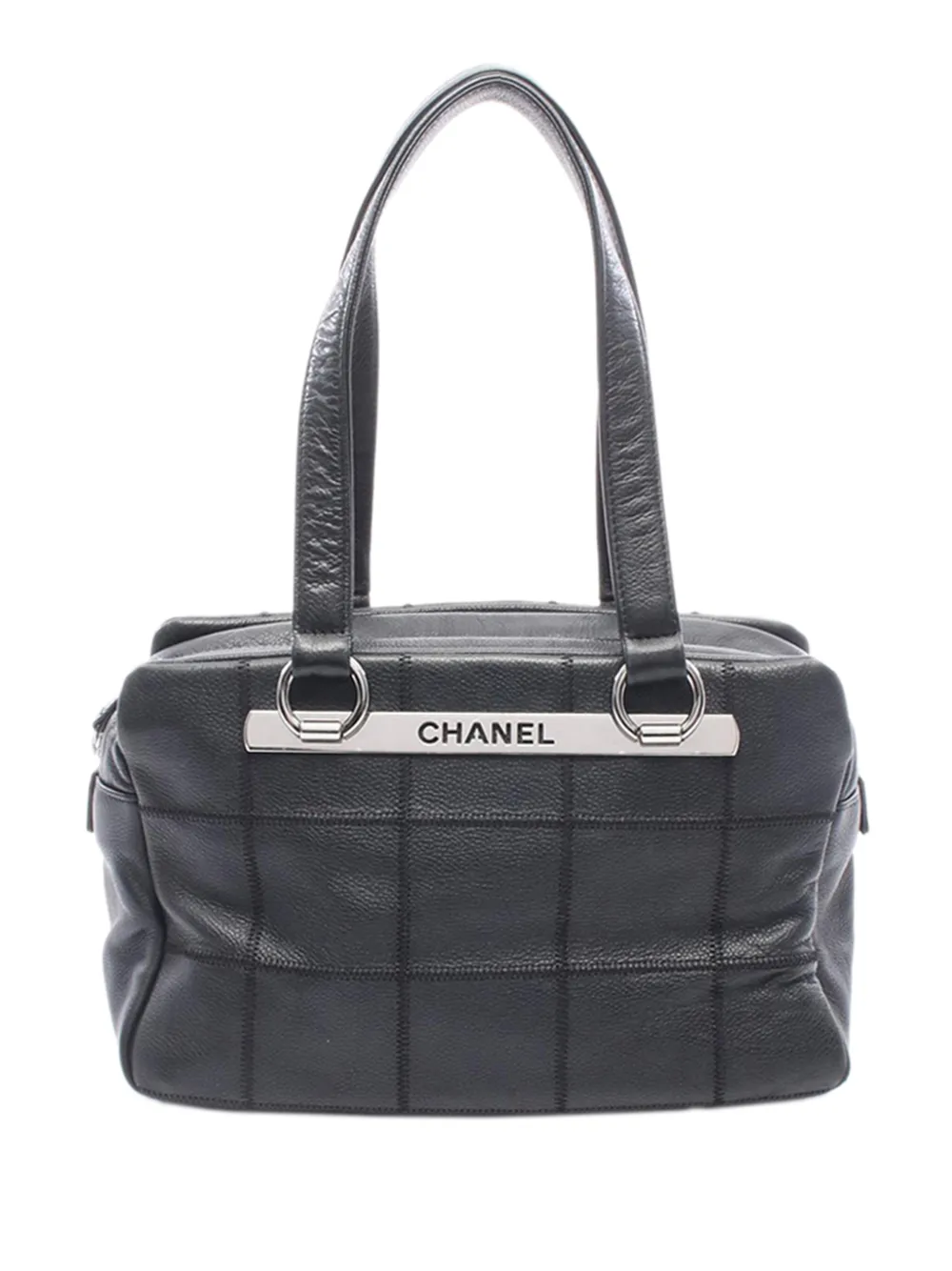 CHANEL Pre-Owned 2004-2005 Caviar Choco Bar handbag - Schwarz