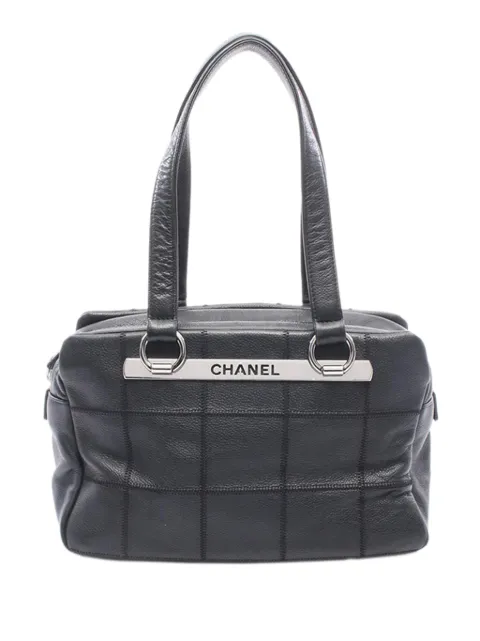CHANEL Pre-Owned 2004-2005 Caviar Choco Bar handbag