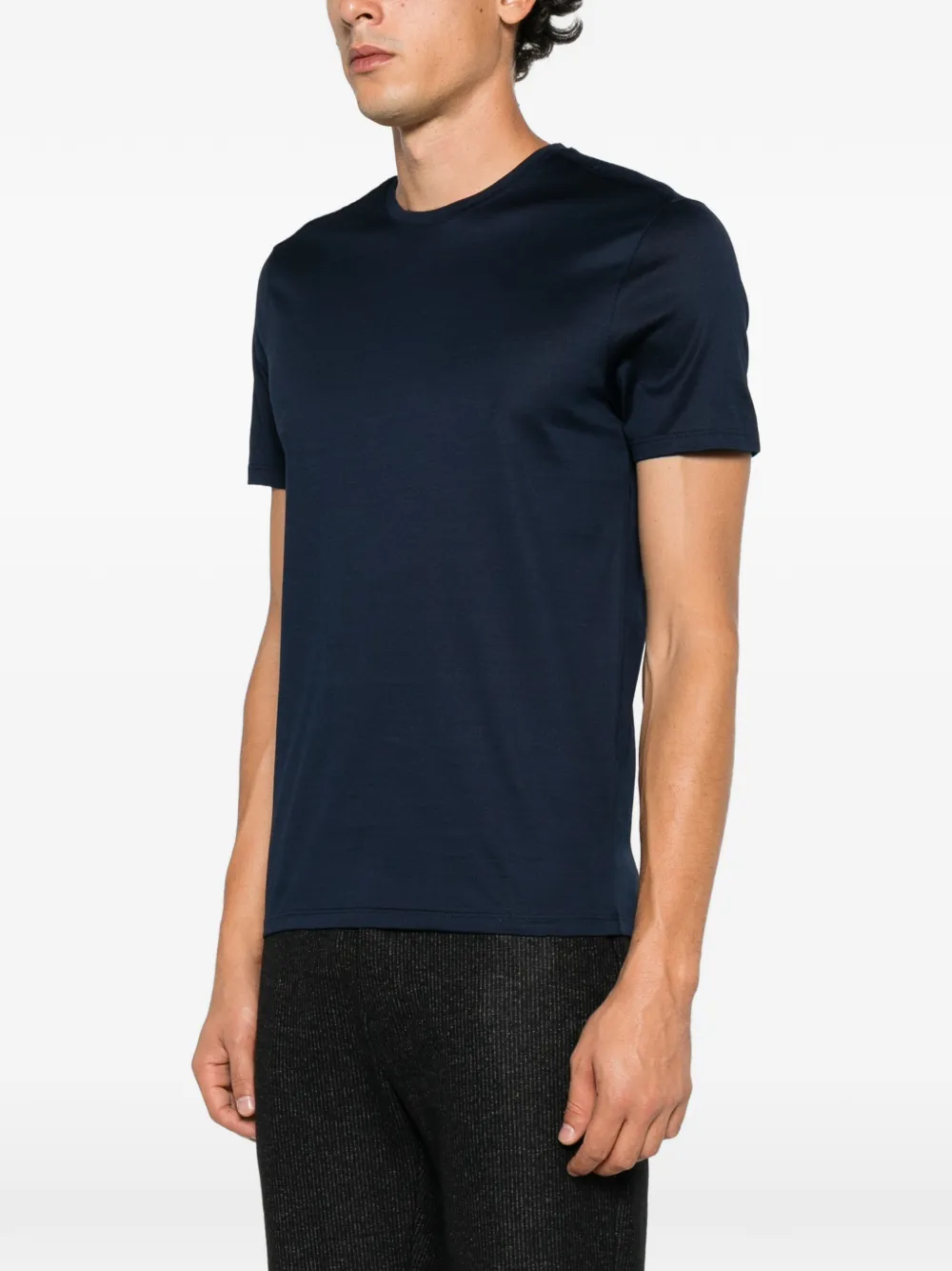 John Varvatos crew-neck T-shirt Blauw