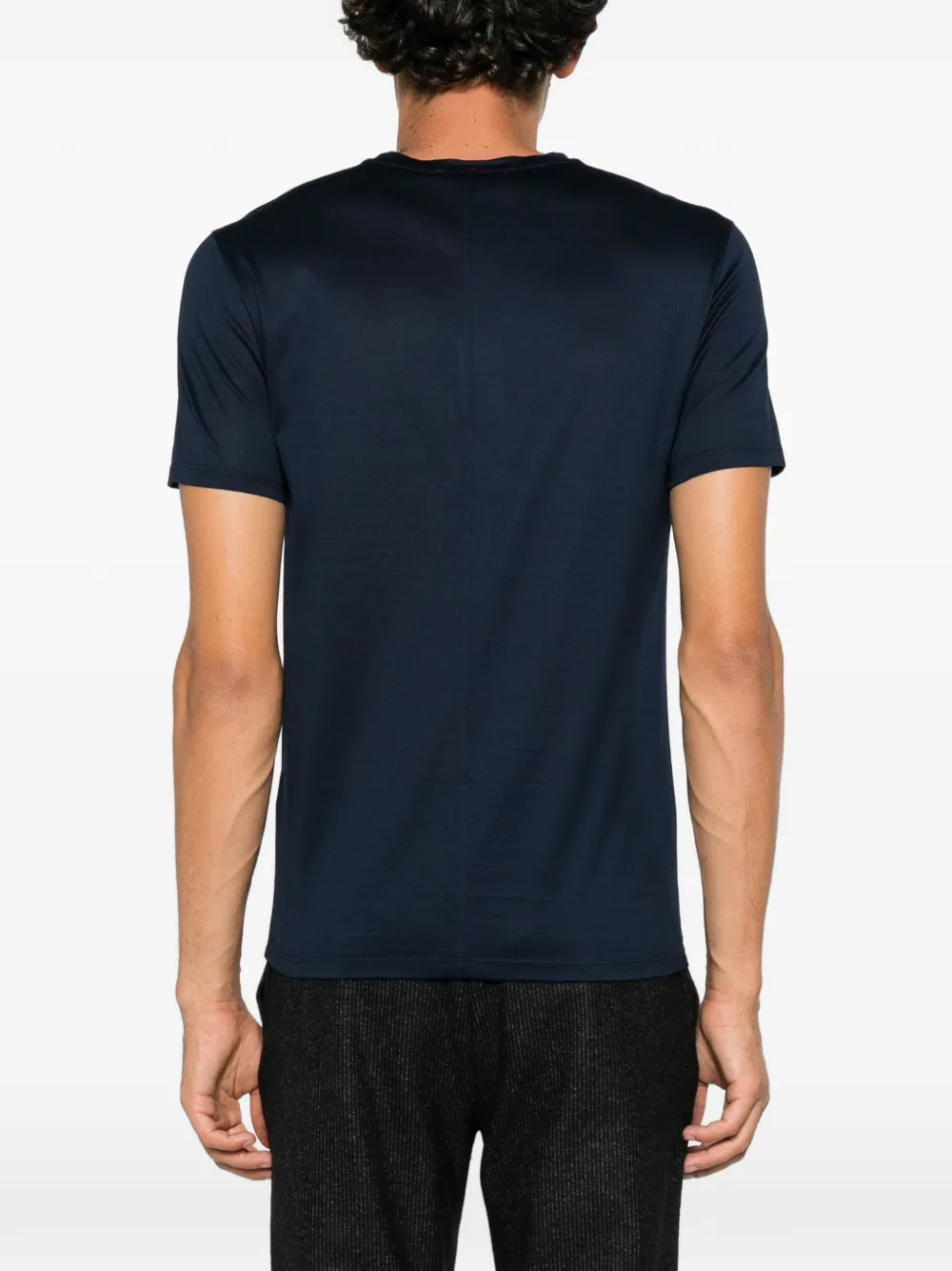 John Varvatos crew-neck T-shirt Blauw