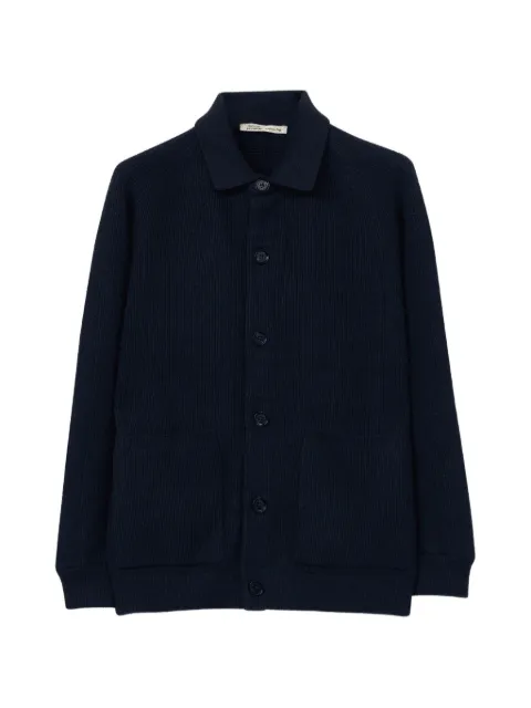 Maurizio Baldassari ribbed-knit button-up jacket