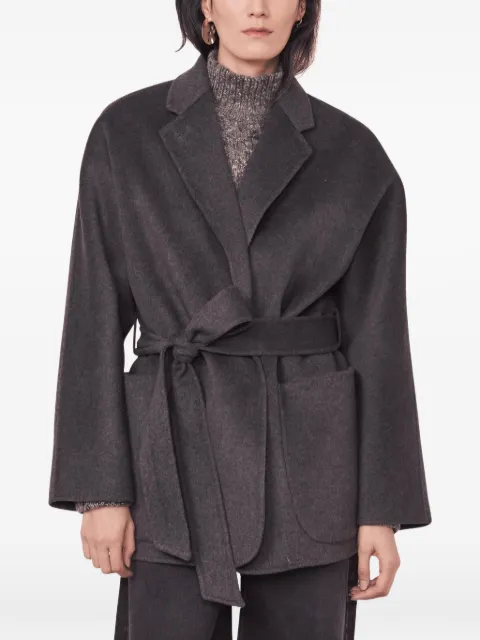 Officine Generale Fama belted notch-lapel coat