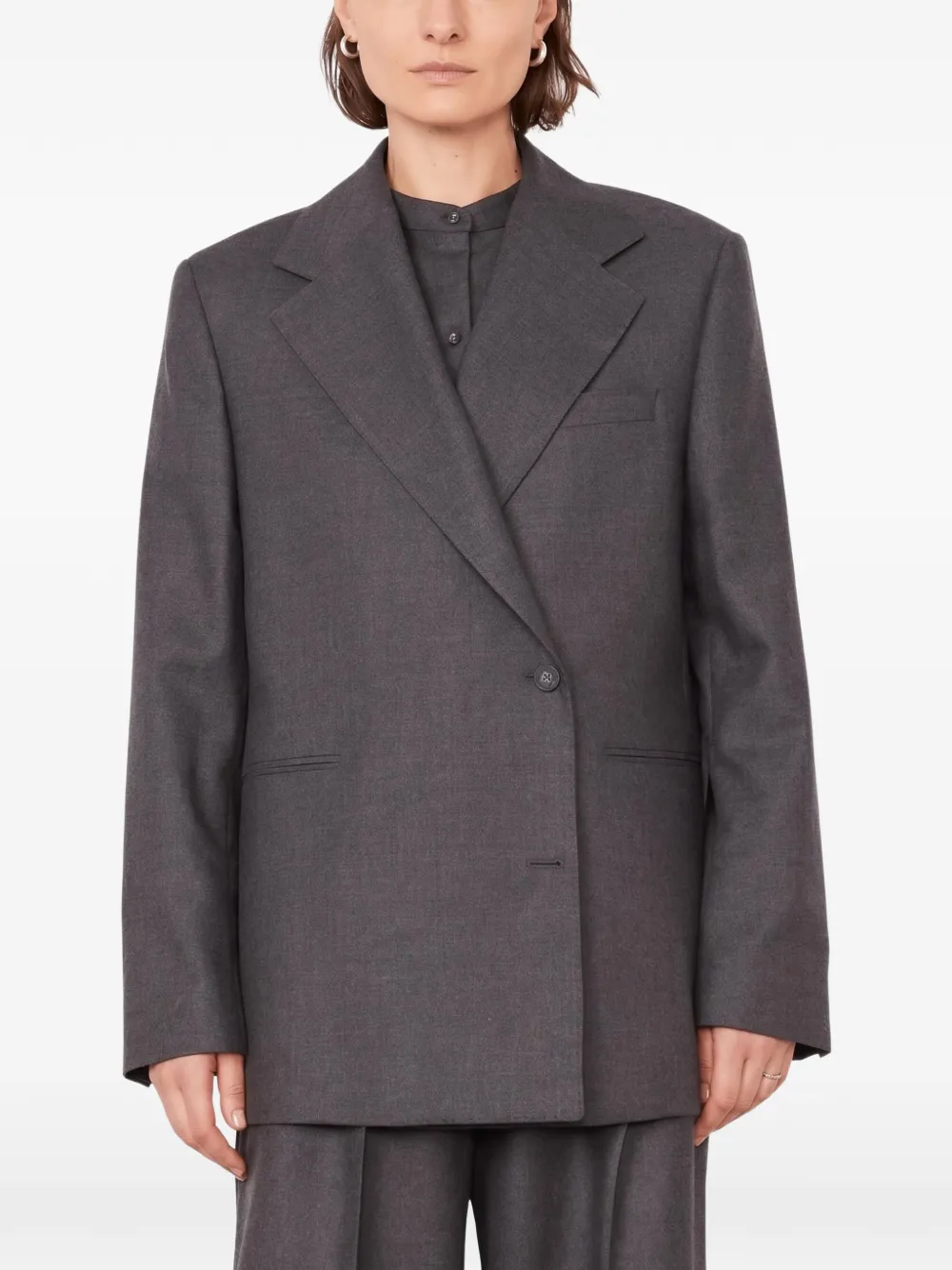 Officine Generale Vahe double-breasted blazer - Grey