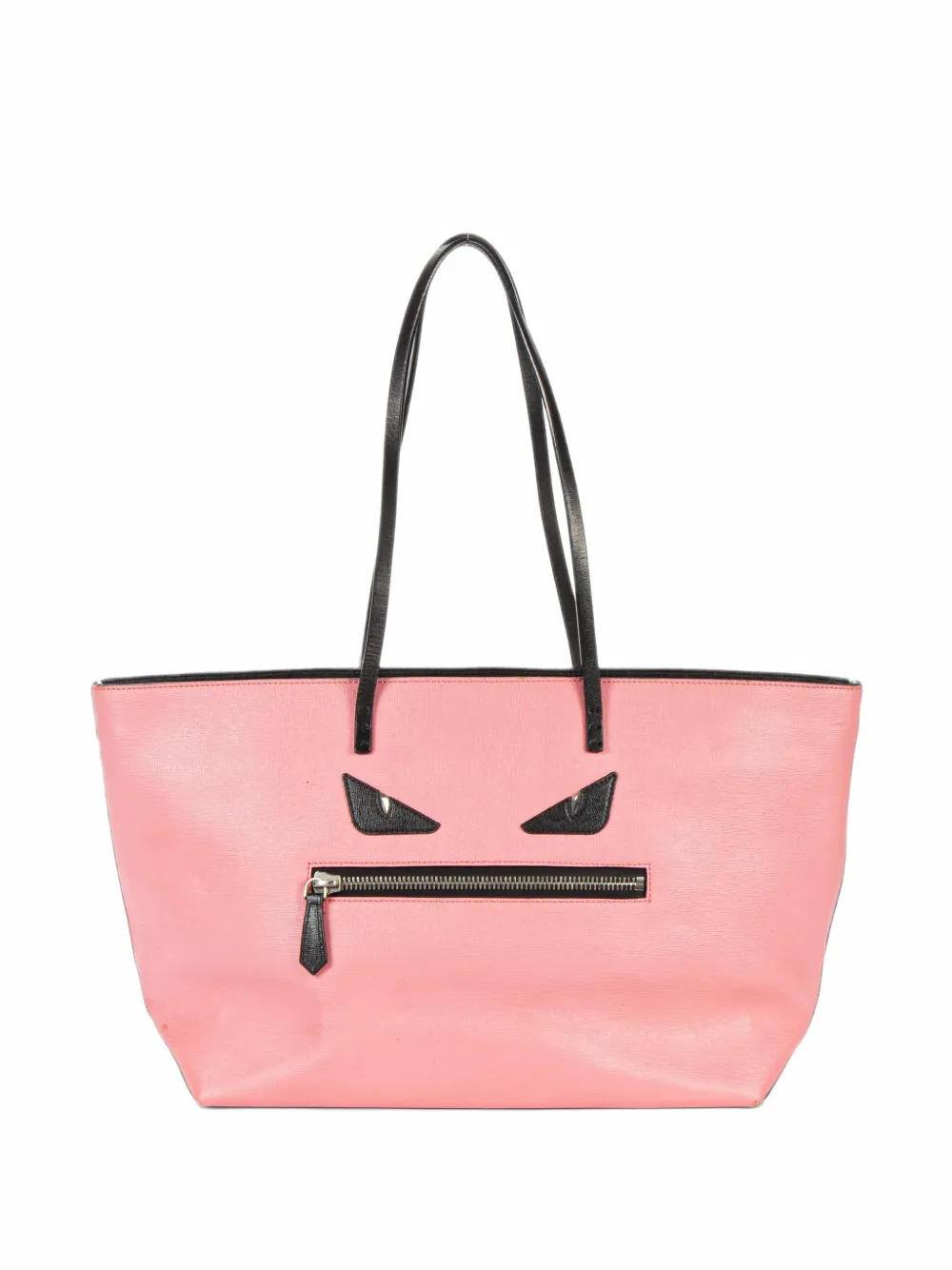 Fendi Pre-Owned Monster Roll leather tote bag - Rosa