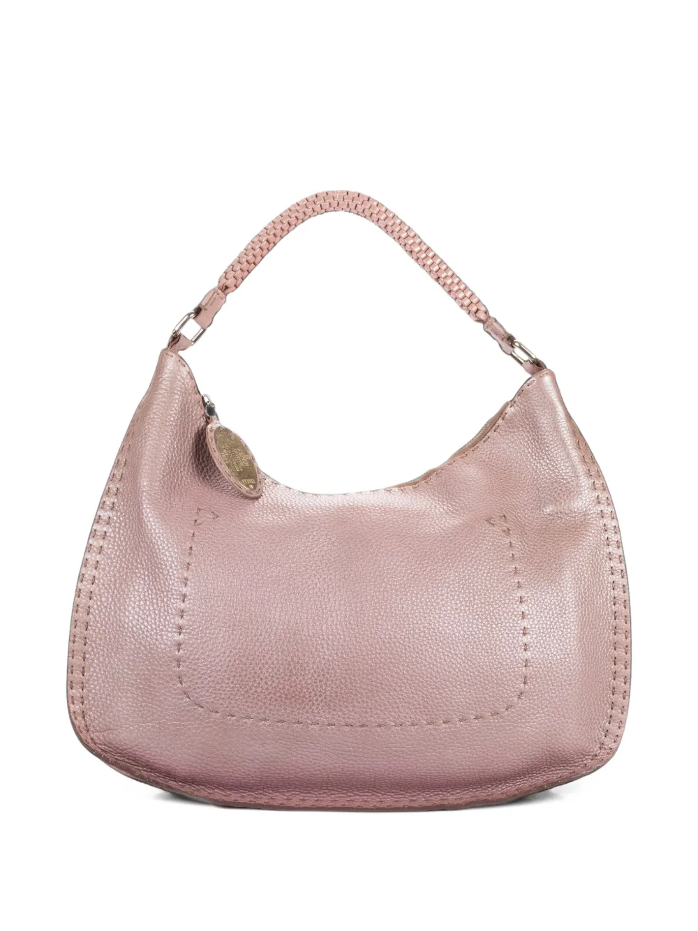 Fendi Pre-Owned Selleria grained tote bag - Pink