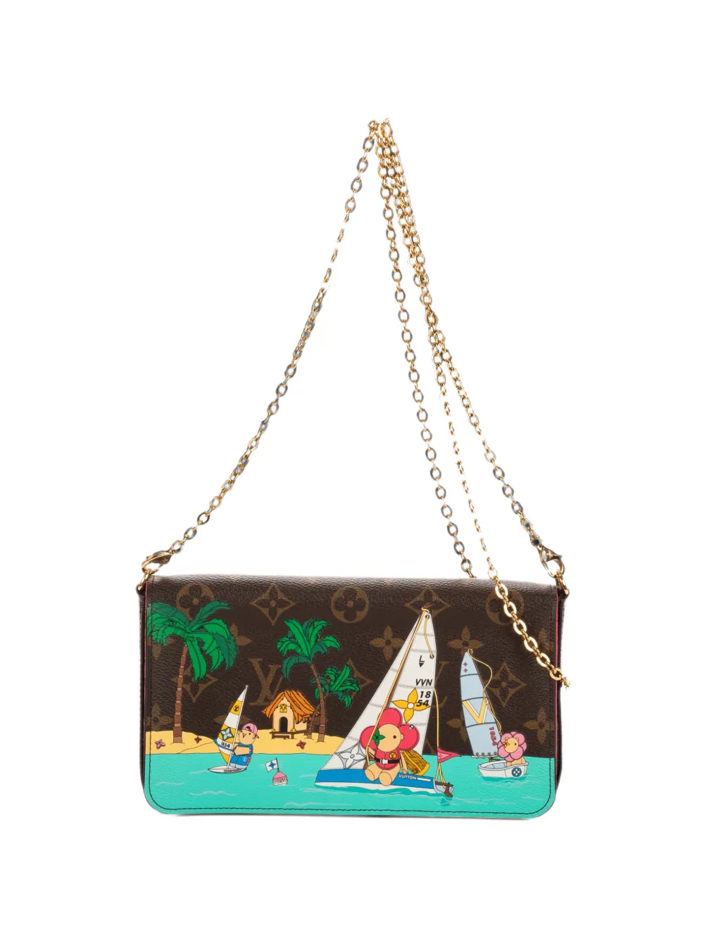Louis Vuitton Pre-Owned Pochette Félicie Vivienne Sailing cross body bag - Marrone